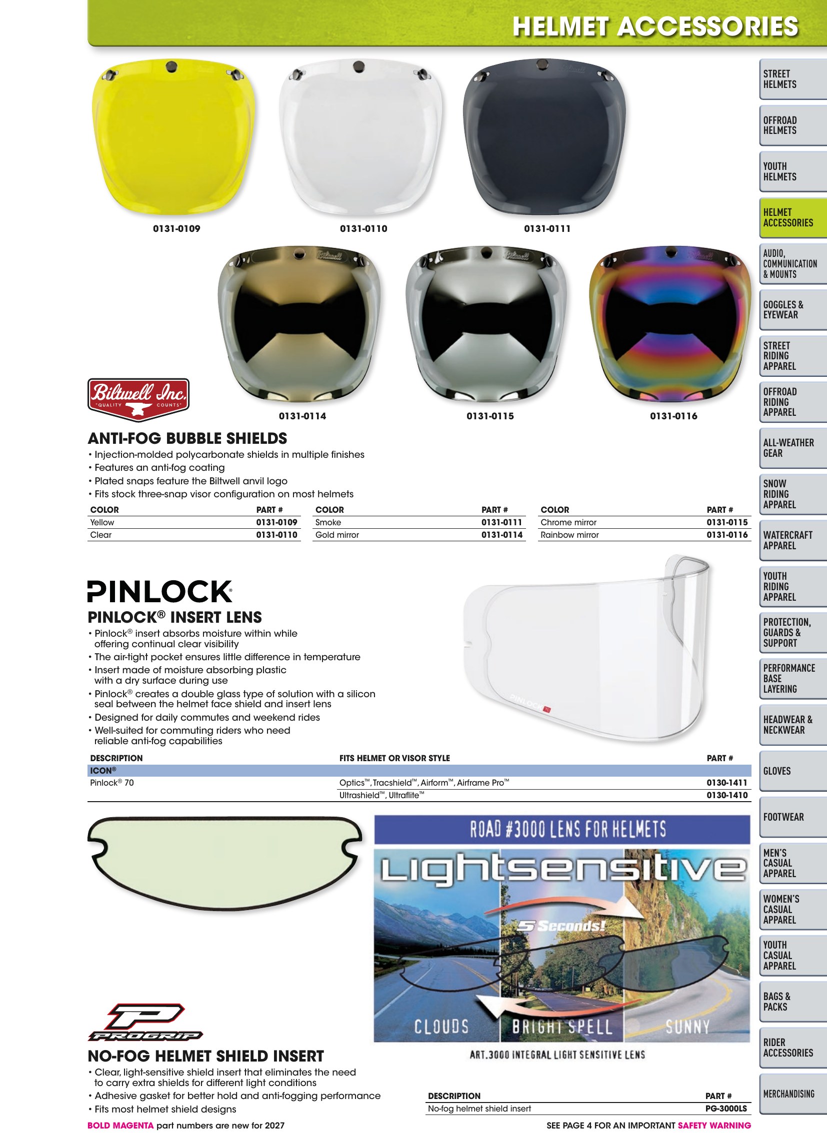 Helmet & Apparel 2027, page 111
