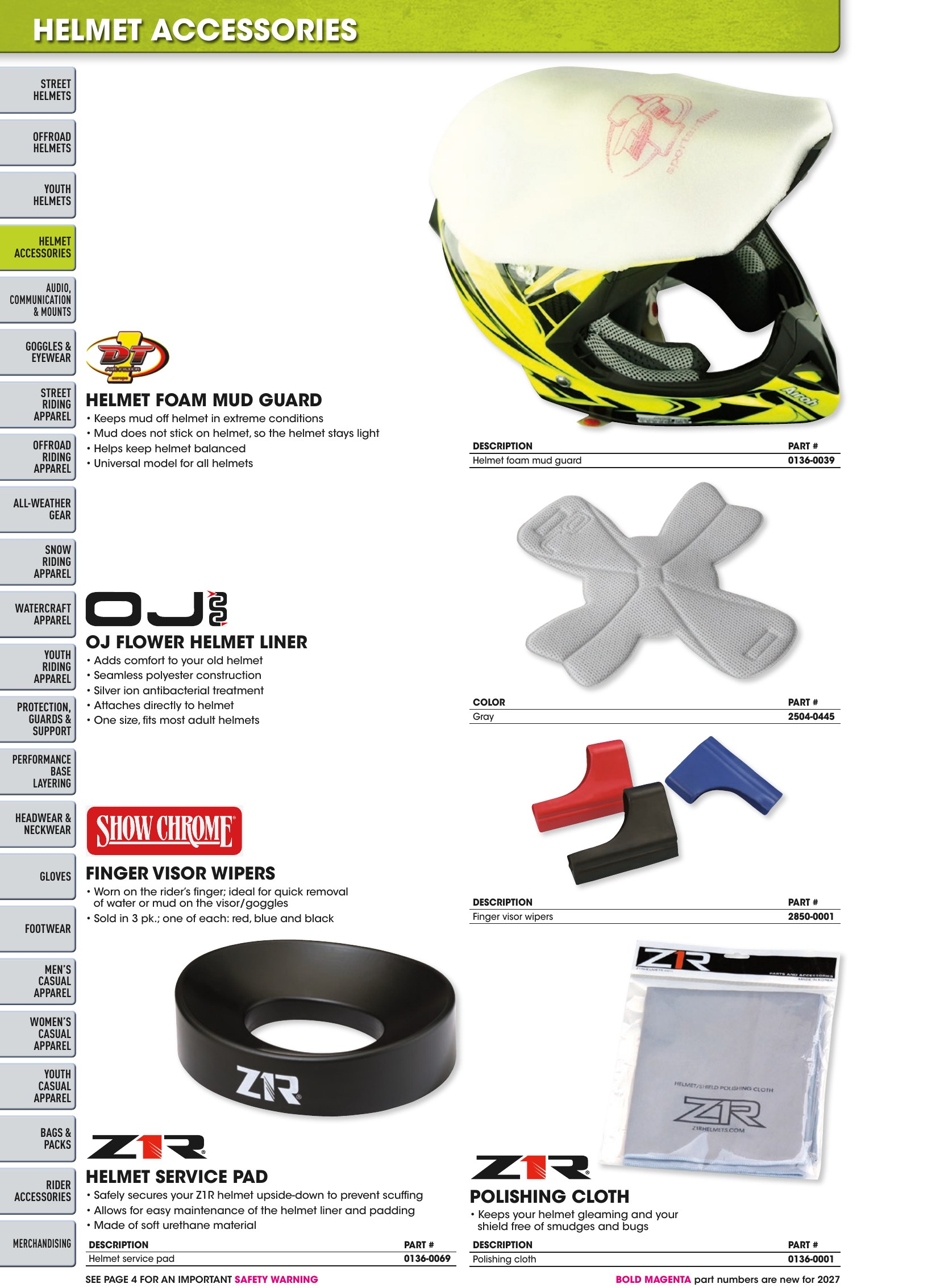 Helmet & Apparel 2027, page 112