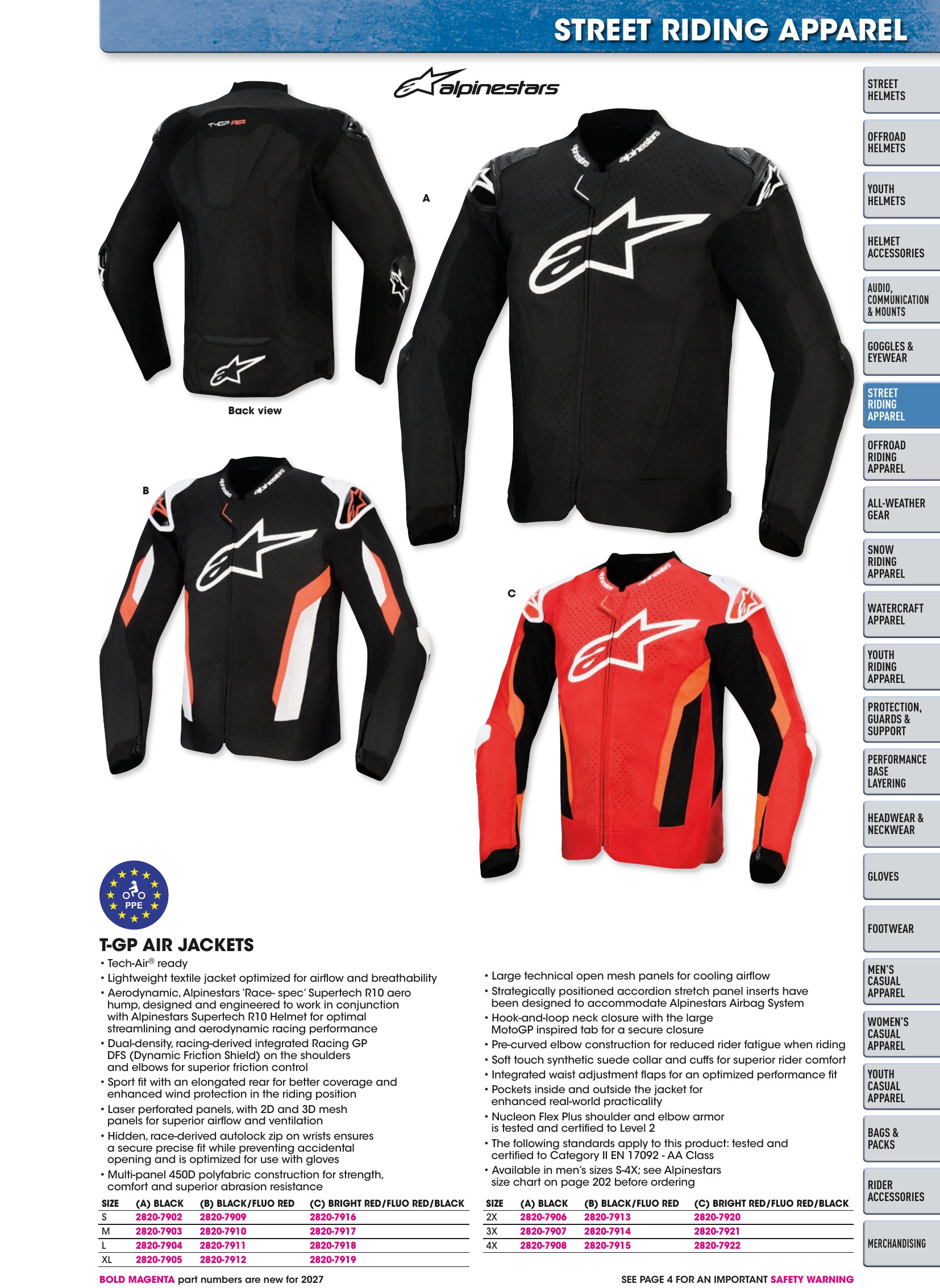 Helmet & Apparel 2027, page 179