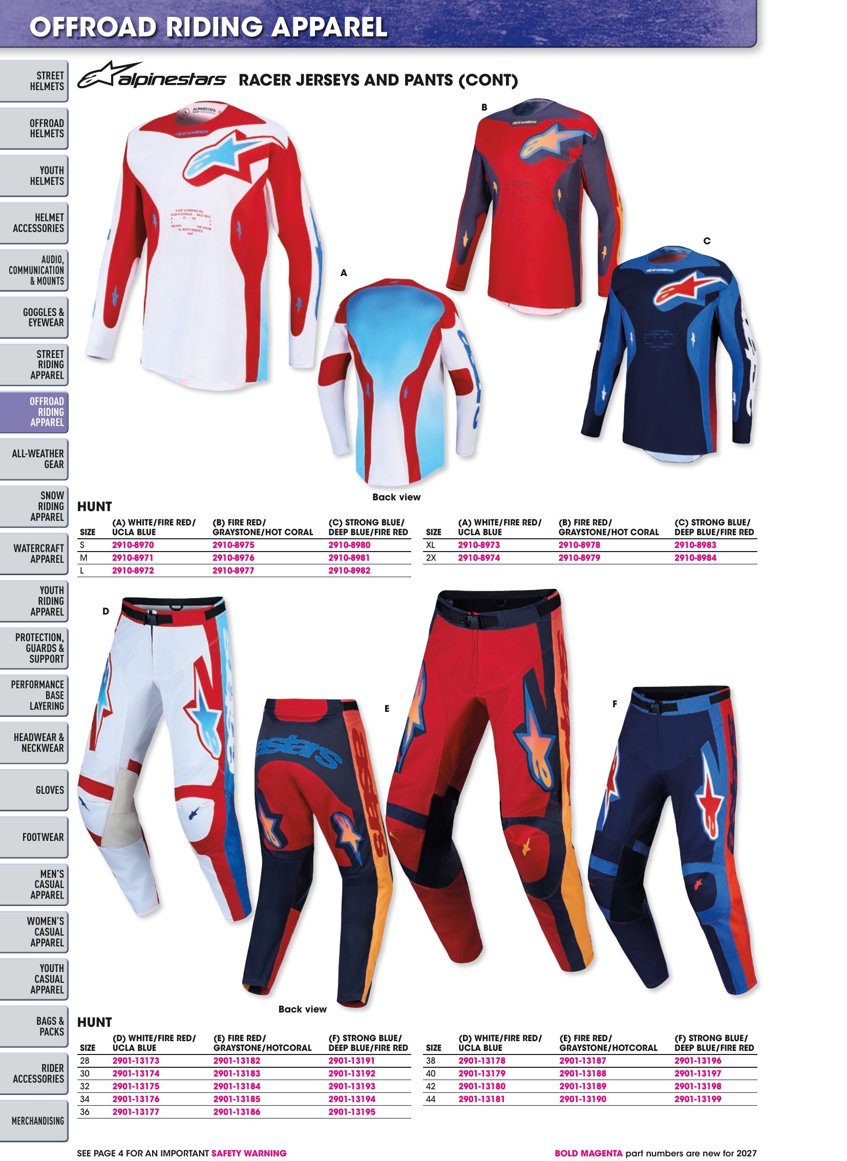 Helmet & Apparel 2027, page 268