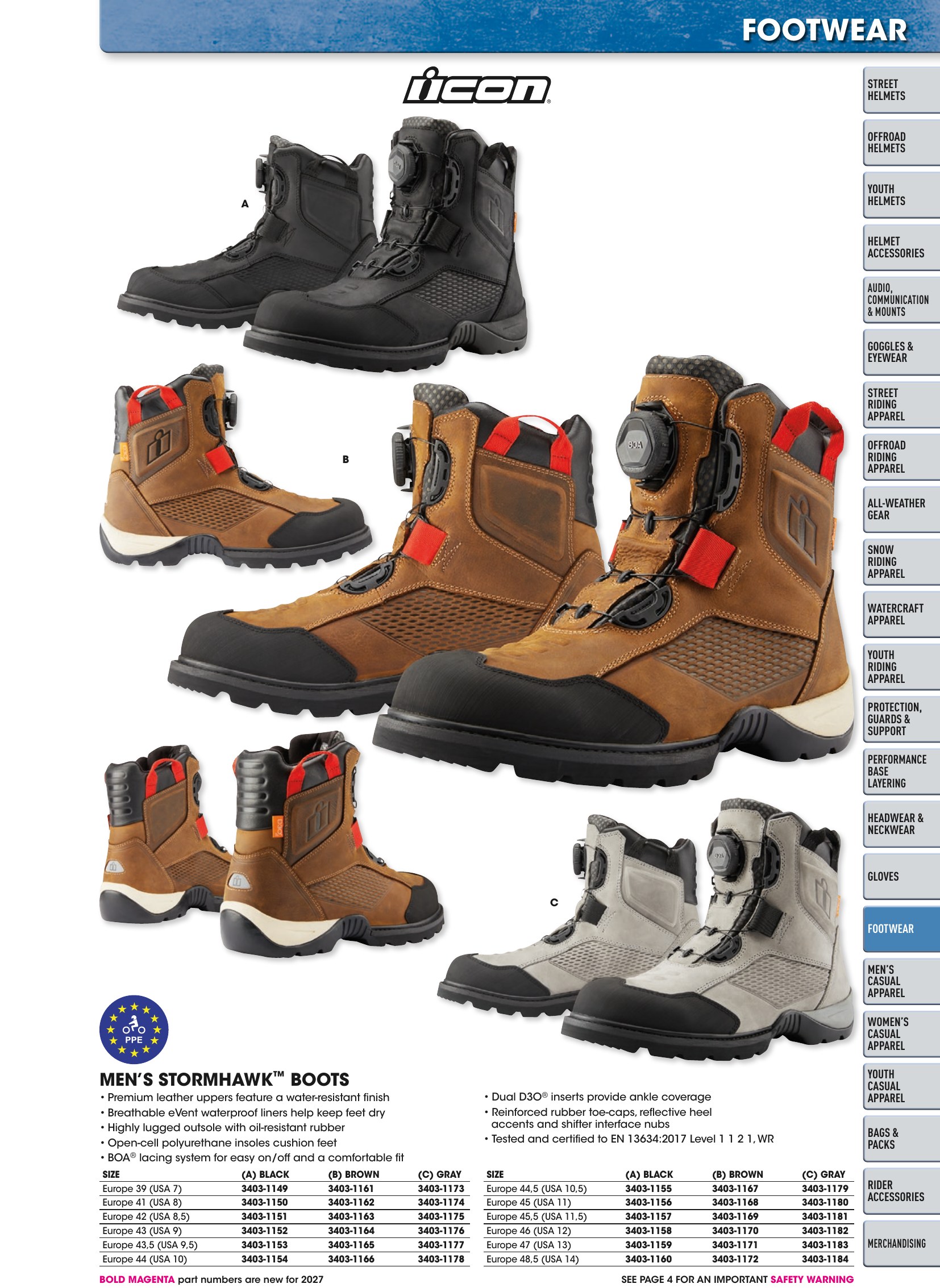 Helmet & Apparel 2027, page 537