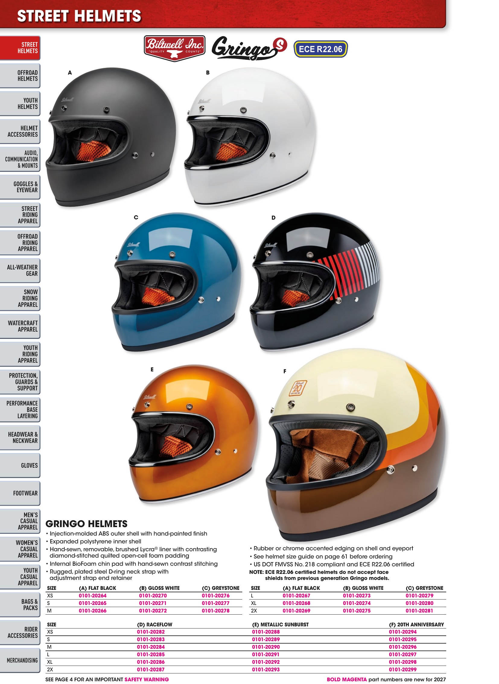 Helmet & Apparel 2027, page 60