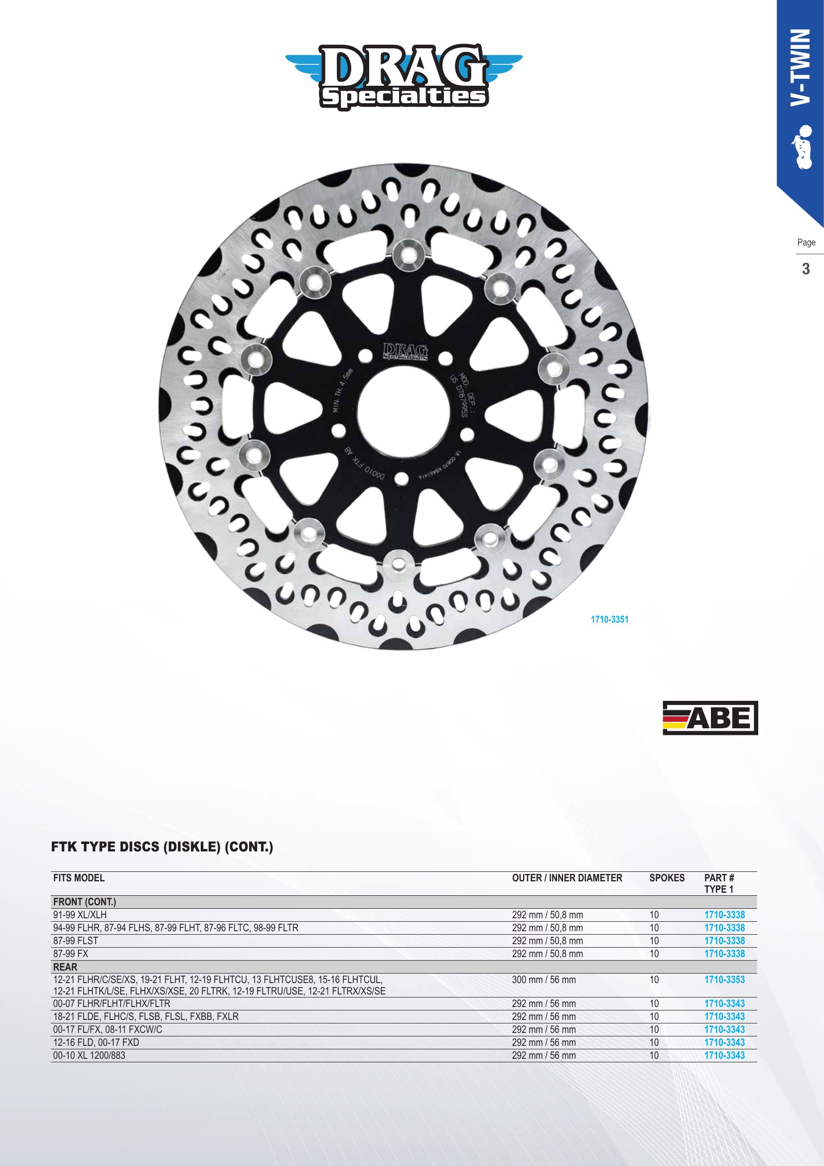 Drag Specialties Brake Rotors, страница 3
