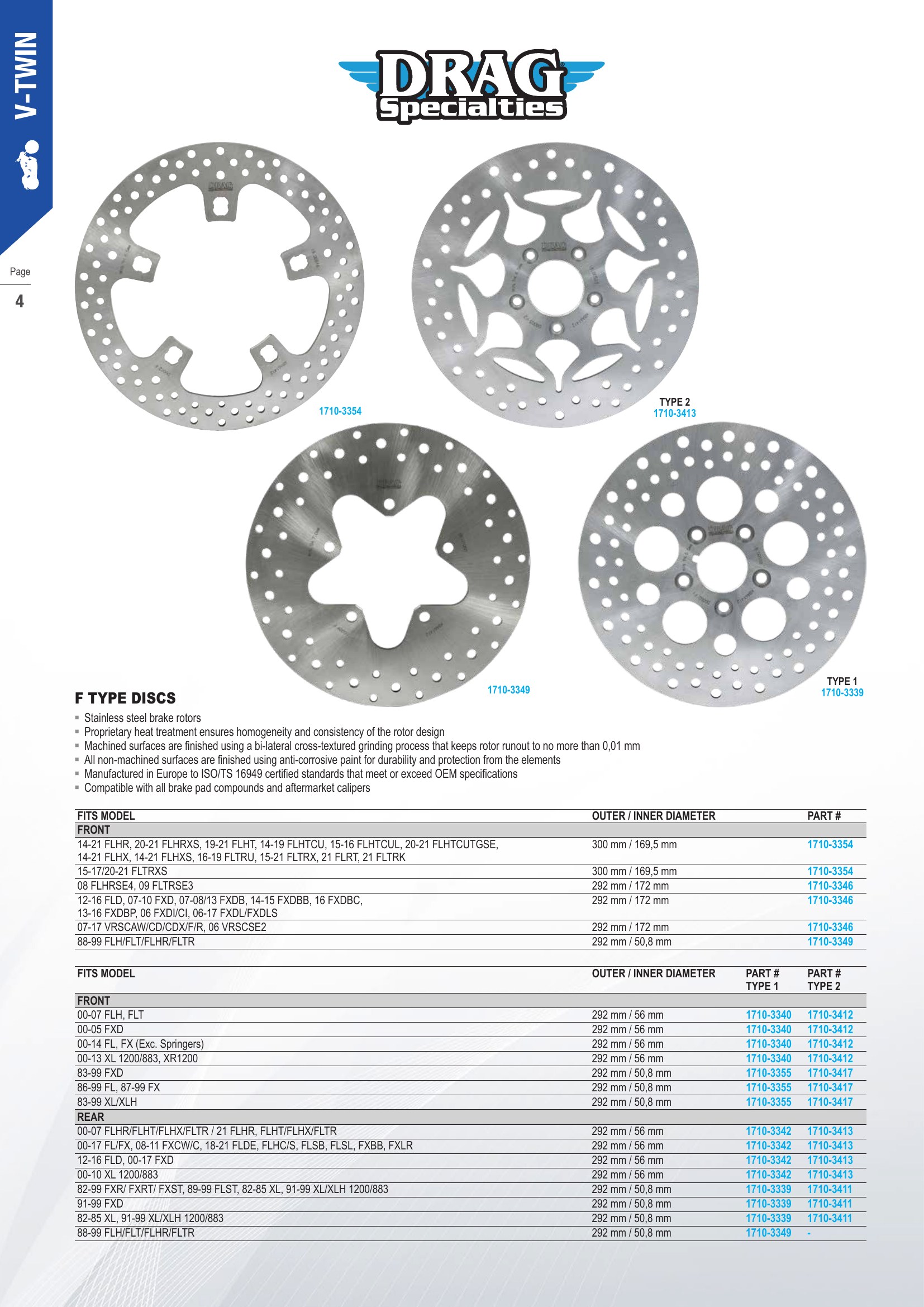 Drag Specialties Brake Rotors, страница 4