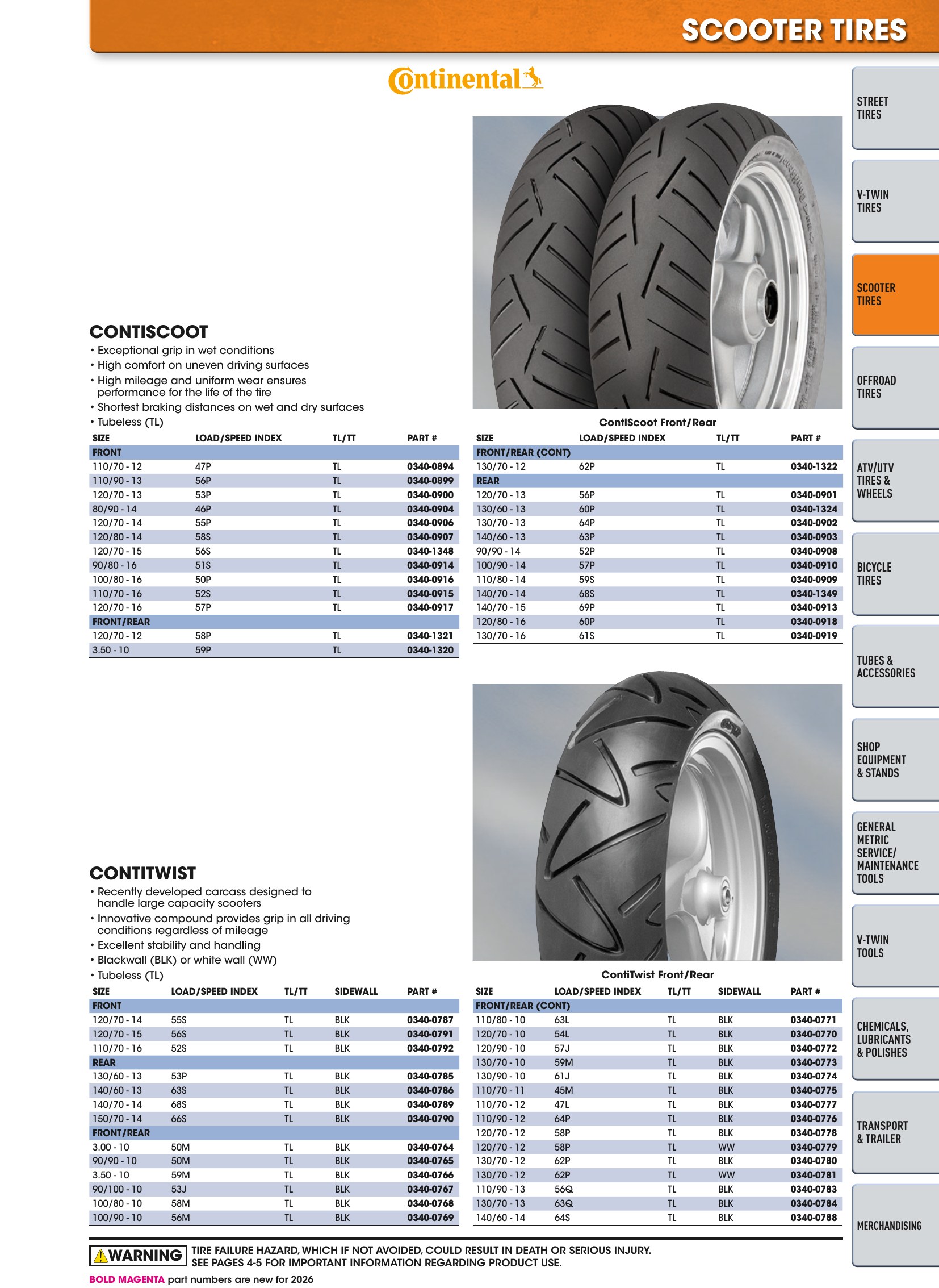 Tires, Tools & Chemicals, page 149