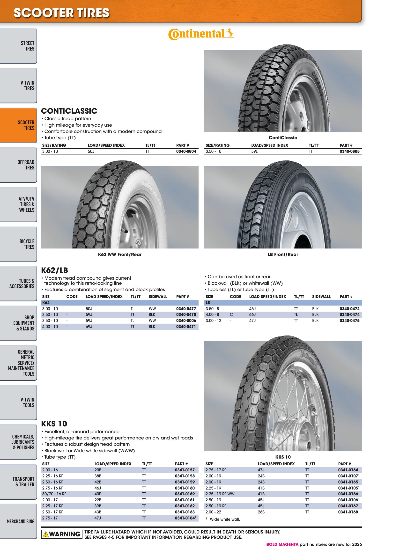 Tires, Tools & Chemicals, page 150