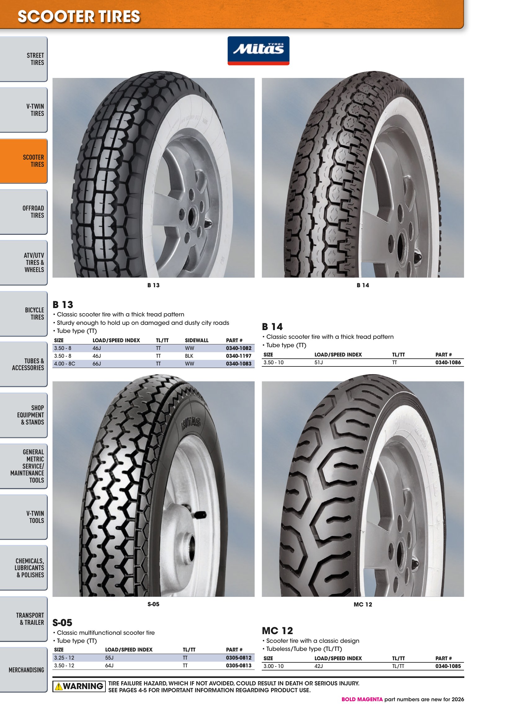 Tires, Tools & Chemicals, page 156