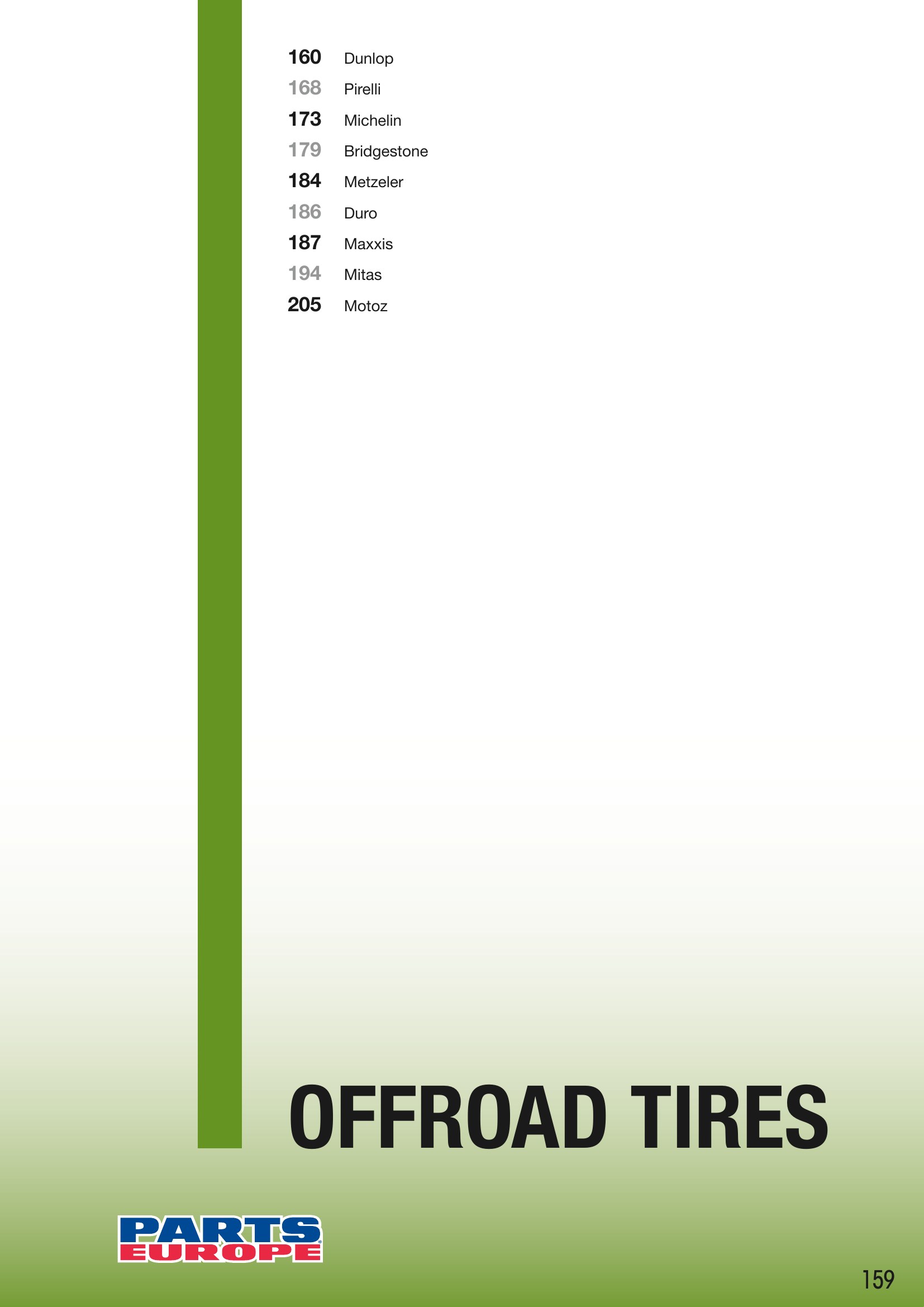 Tires, Tools & Chemicals, page 159
