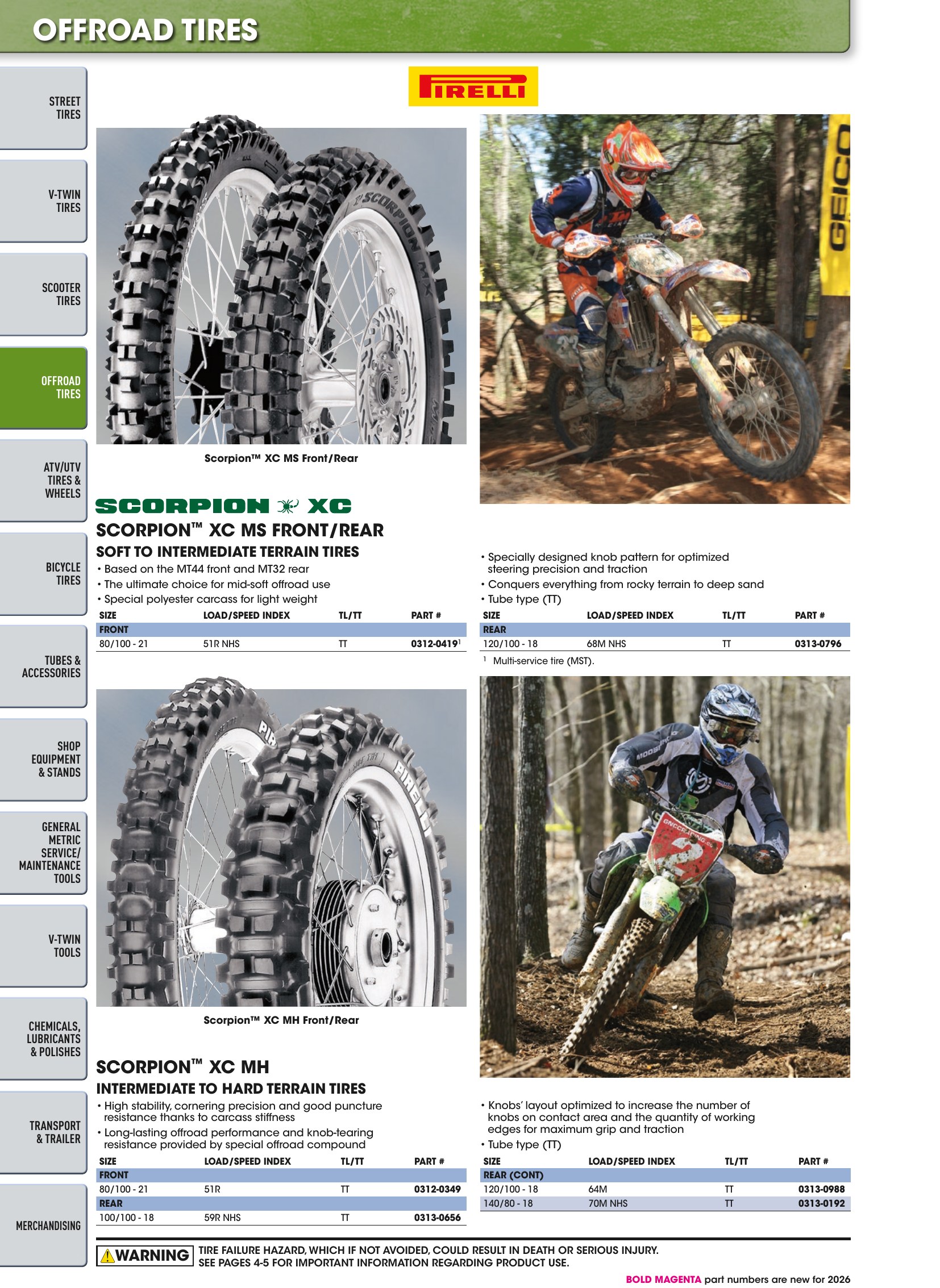 Tires, Tools & Chemicals, page 170