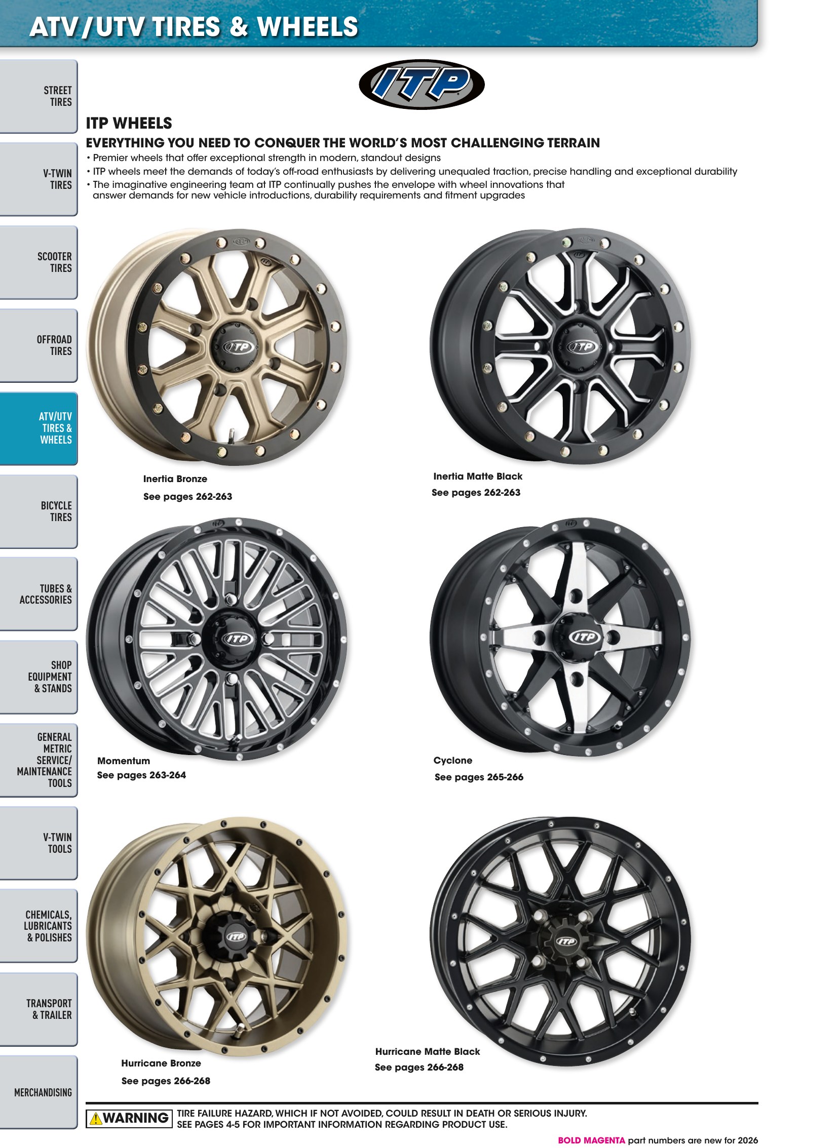 Tires, Tools & Chemicals, page 260
