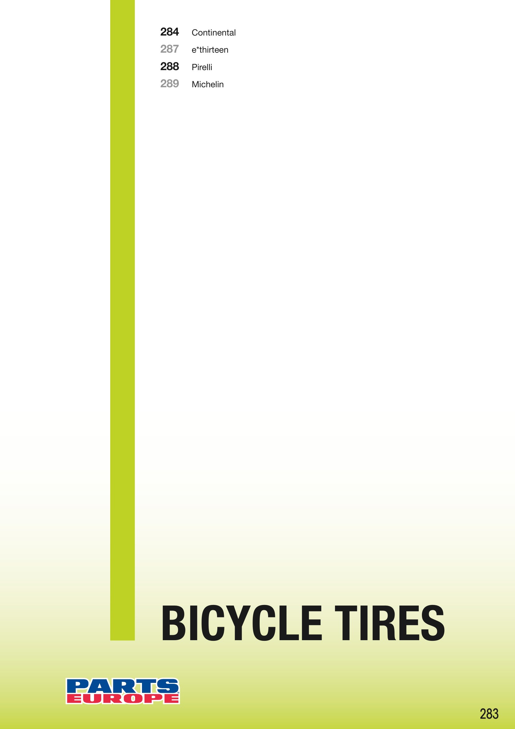 Tires, Tools & Chemicals, page 283