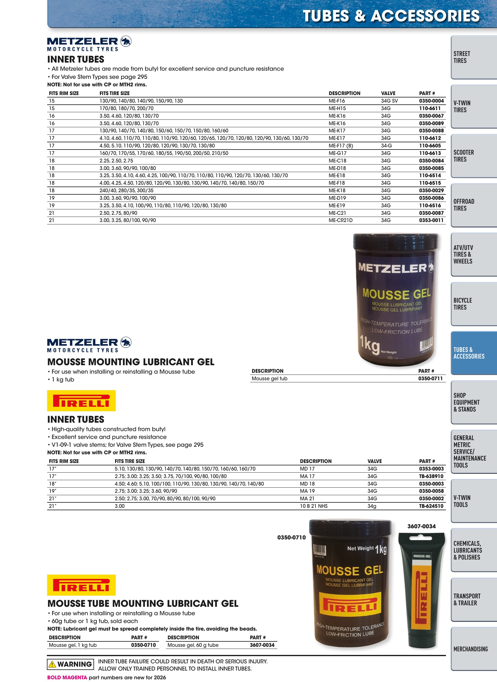Tires, Tools & Chemicals, page 299