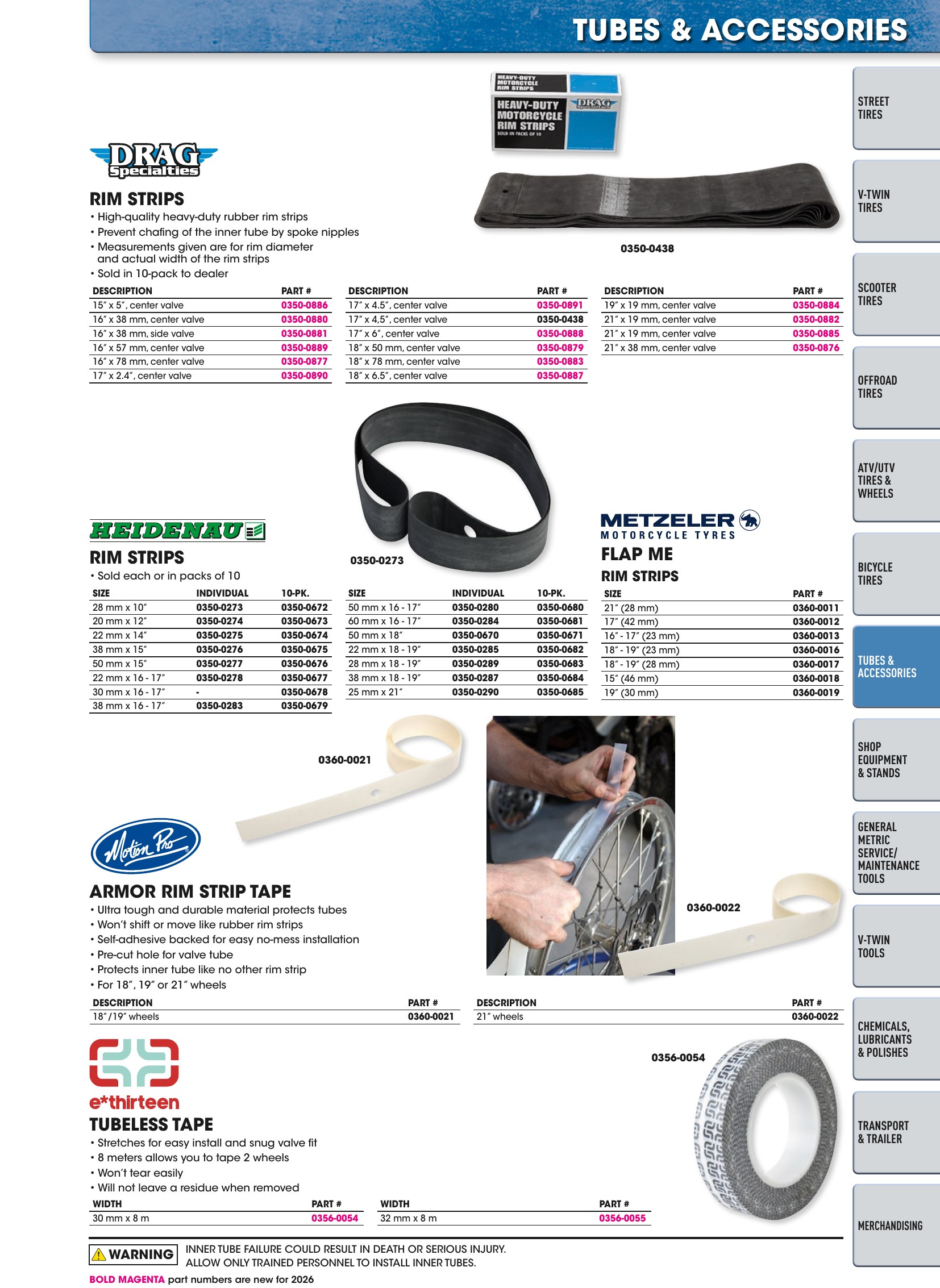 Tires, Tools & Chemicals, page 307