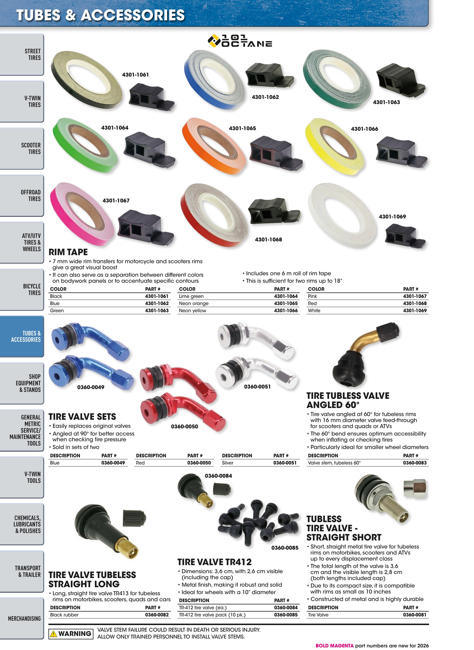 Tires, Tools & Chemicals, page 308