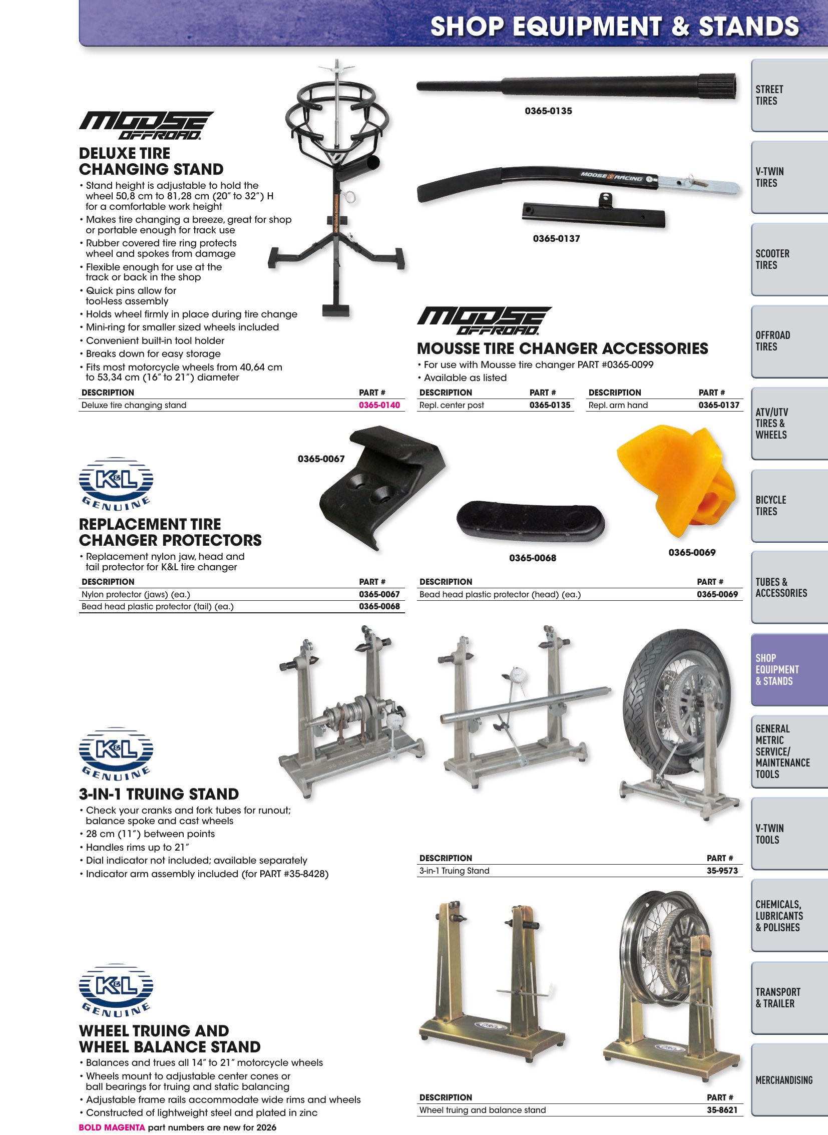 Tires, Tools & Chemicals, page 317