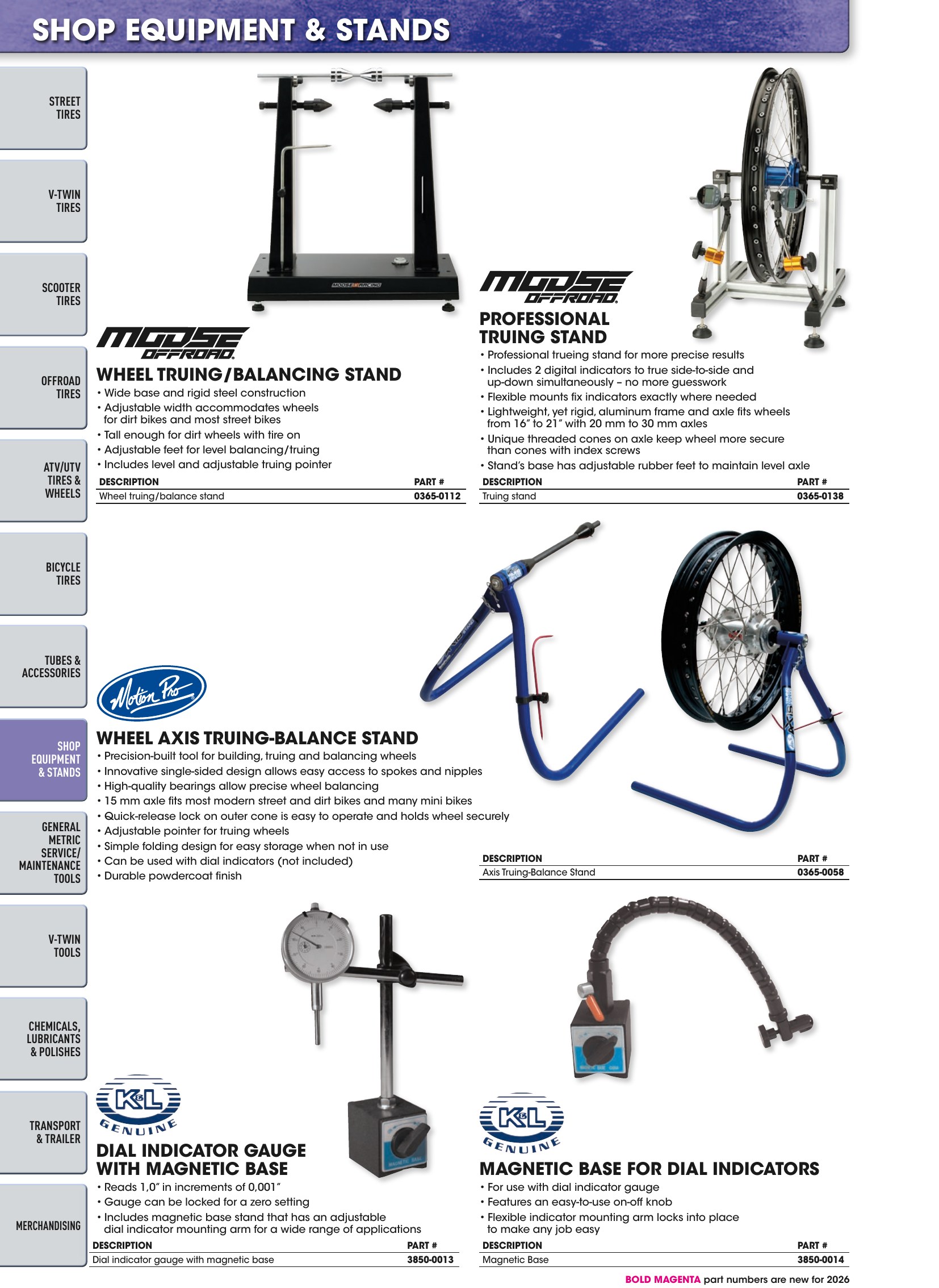 Tires, Tools & Chemicals, page 318