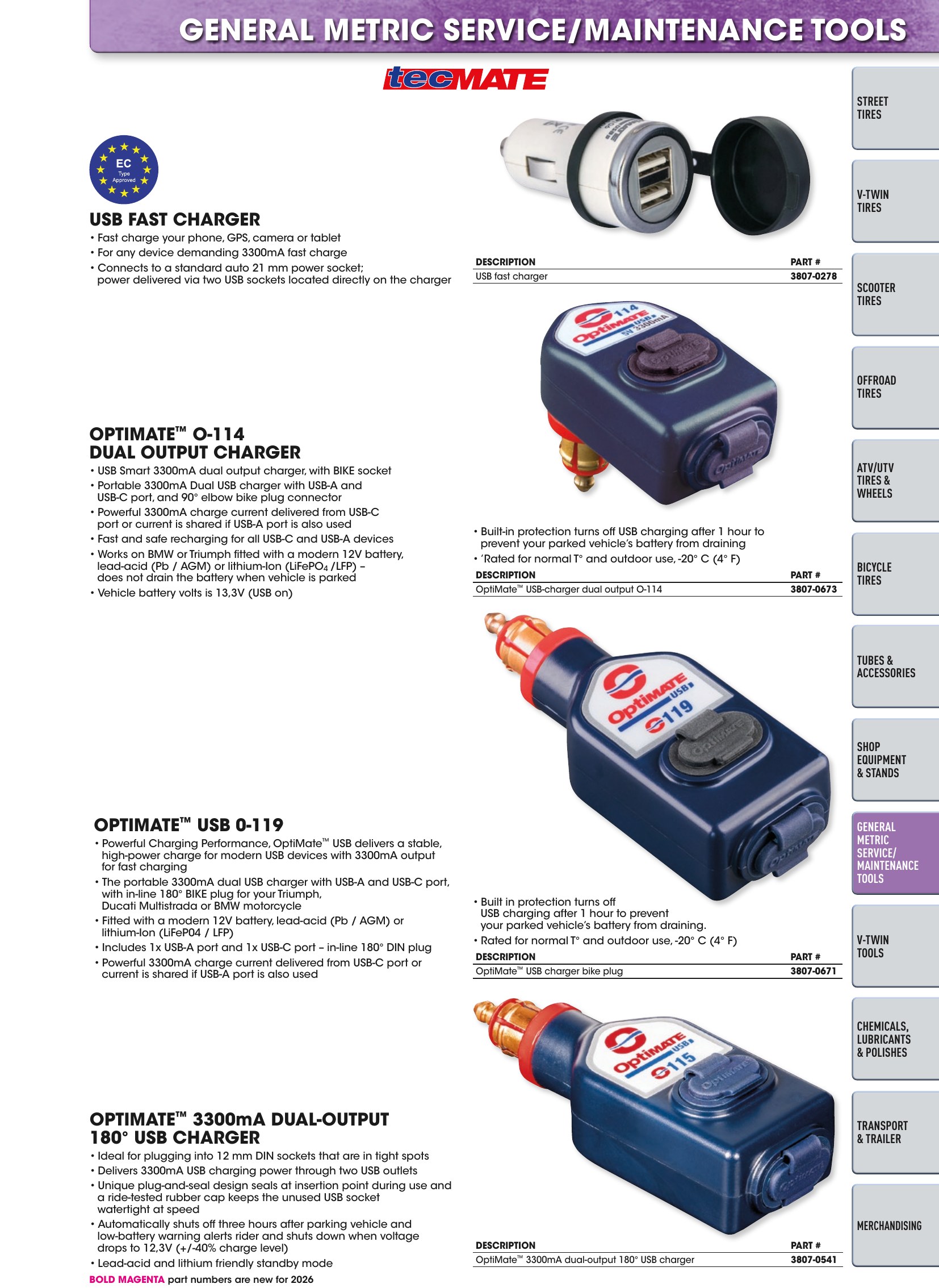 Tires, Tools & Chemicals, page 363