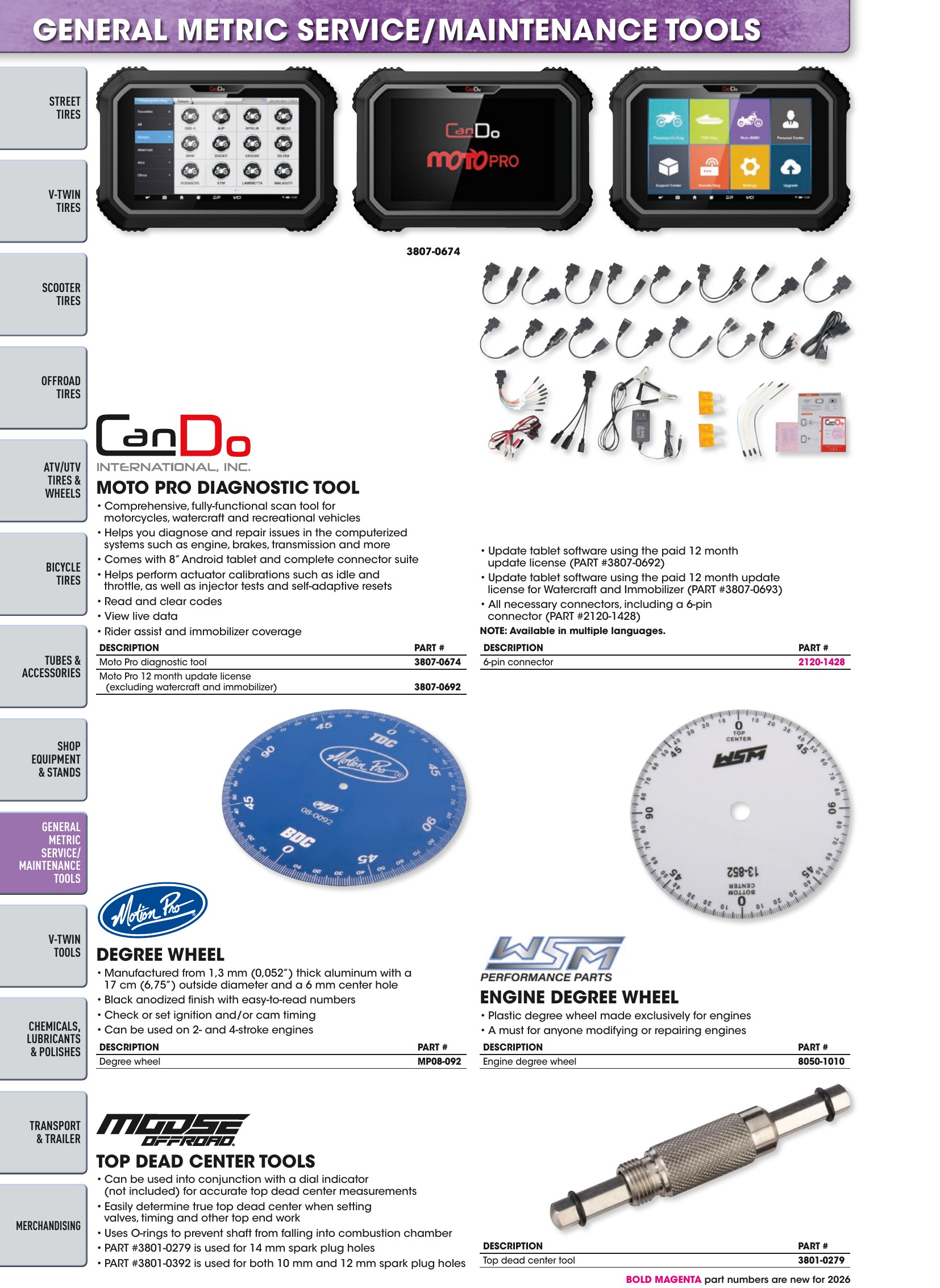 Tires, Tools & Chemicals, page 374