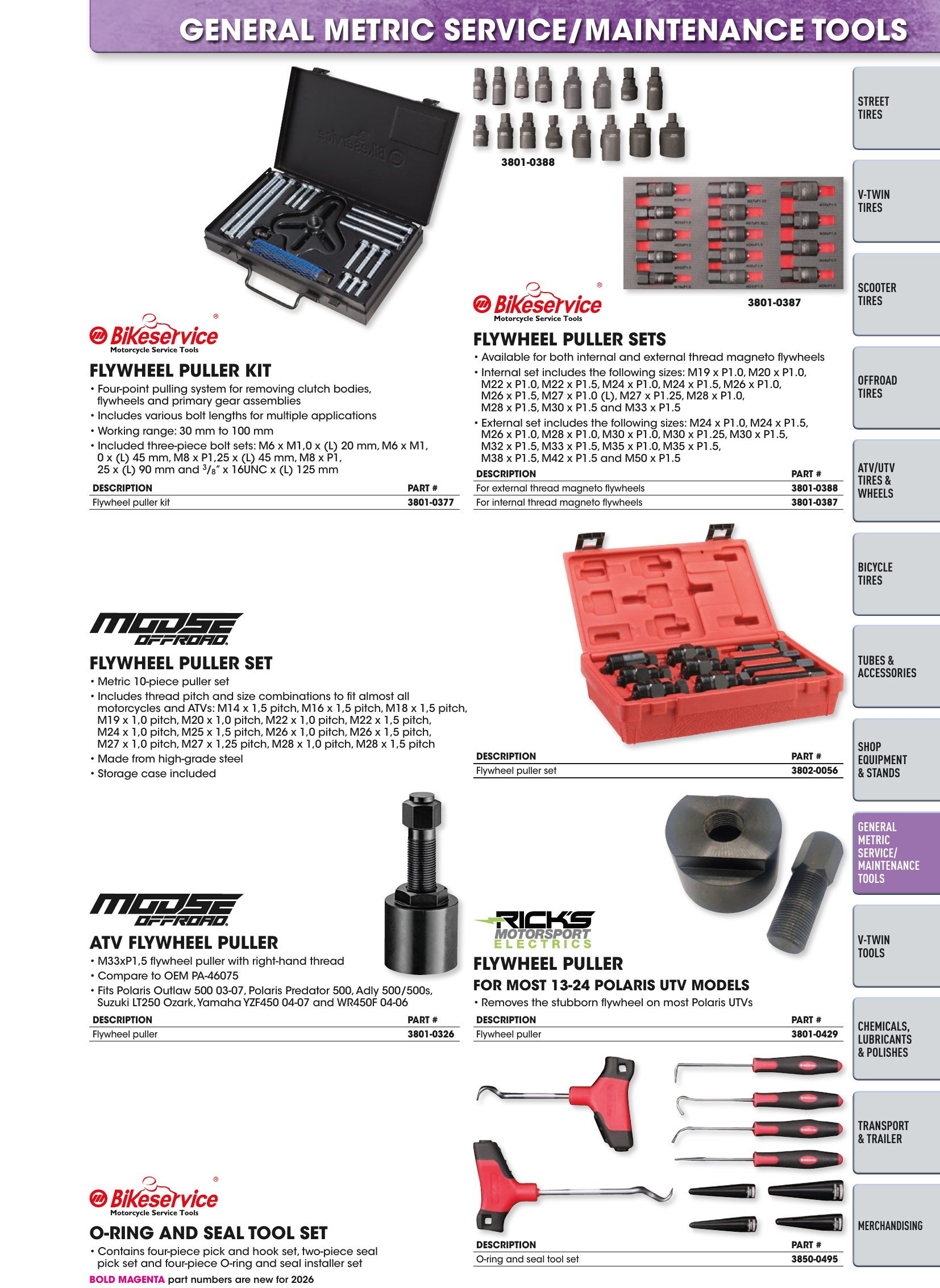 Tires, Tools & Chemicals, page 383