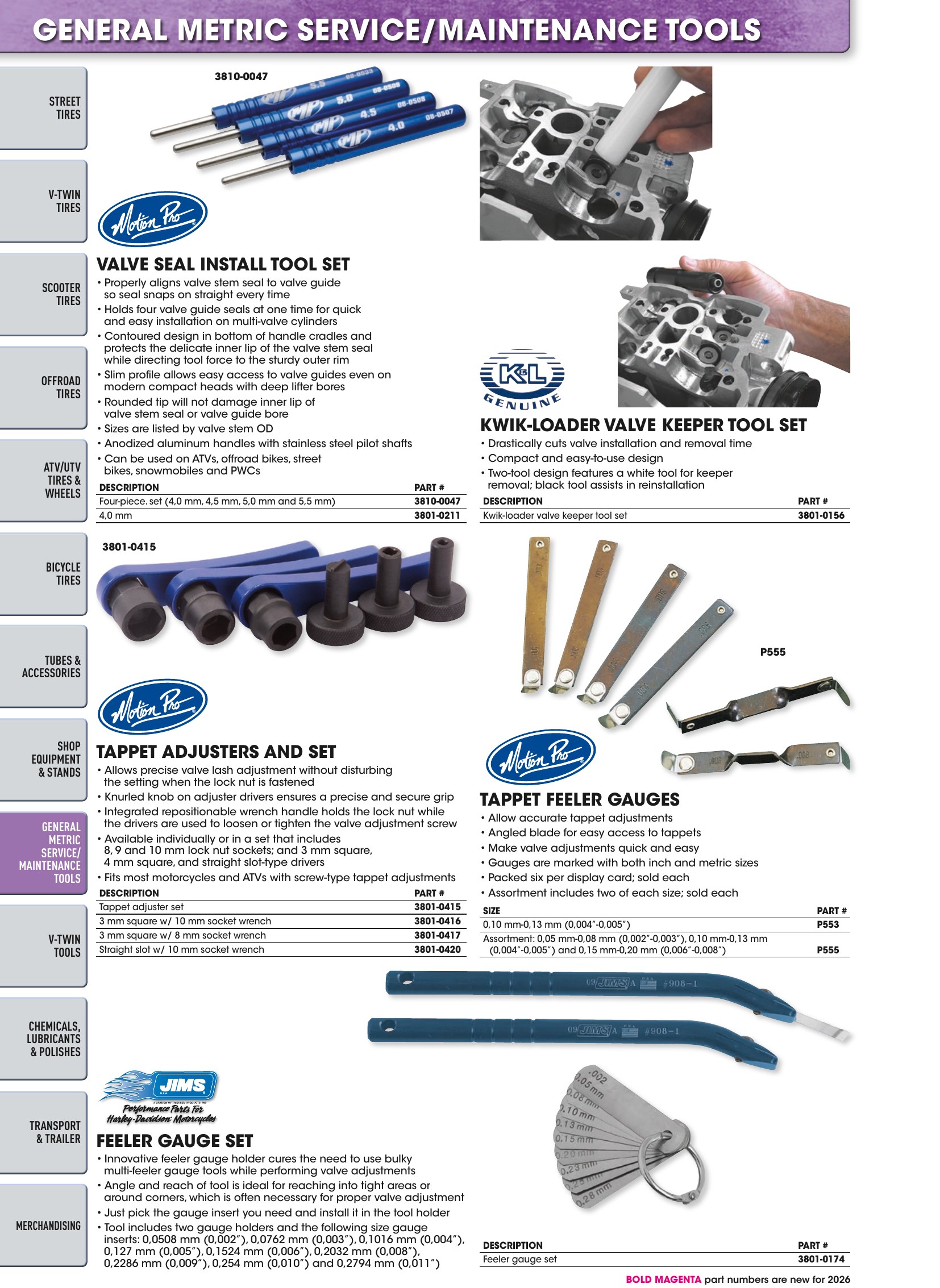 Tires, Tools & Chemicals, page 386