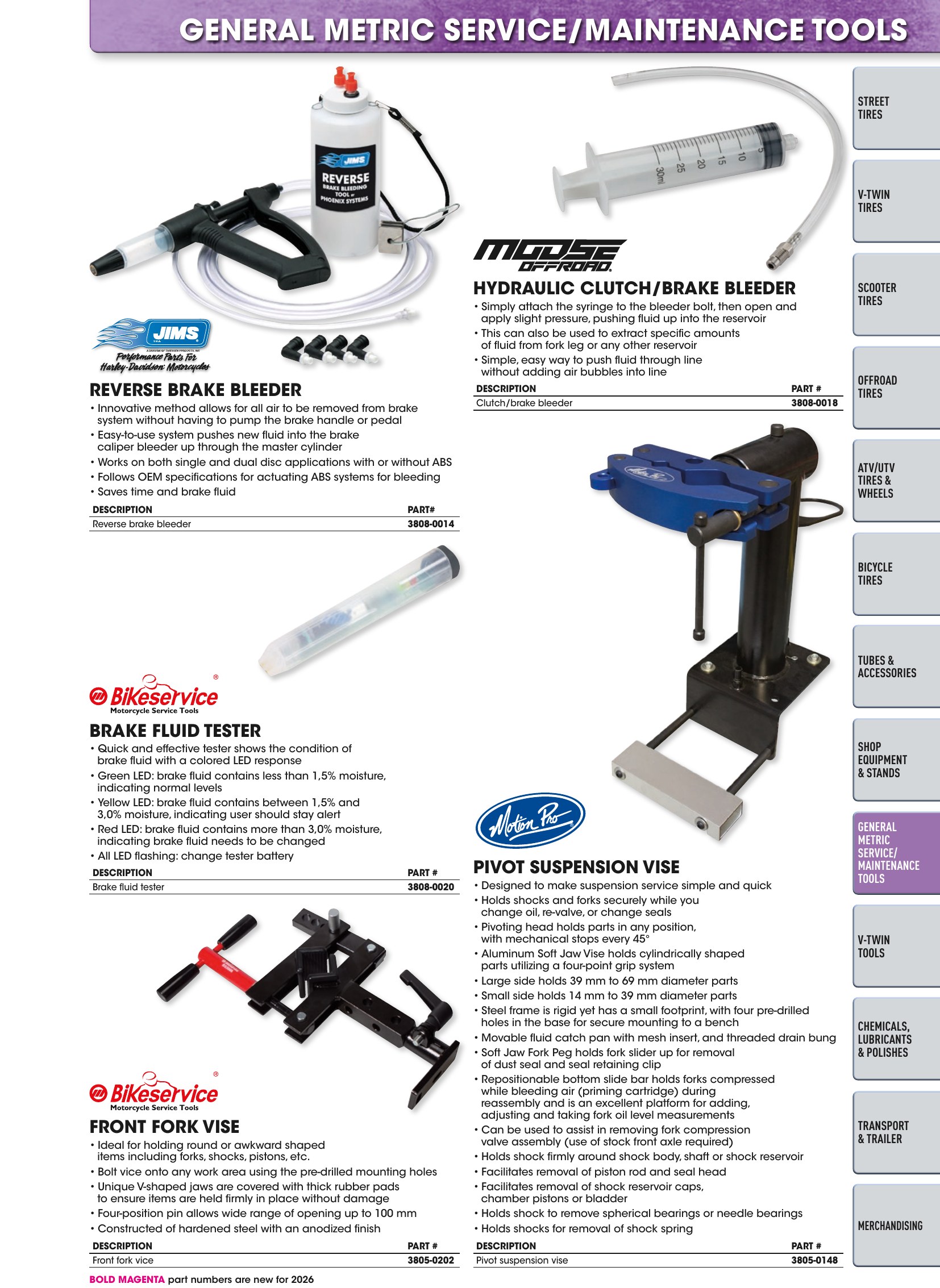 Tires, Tools & Chemicals, page 425
