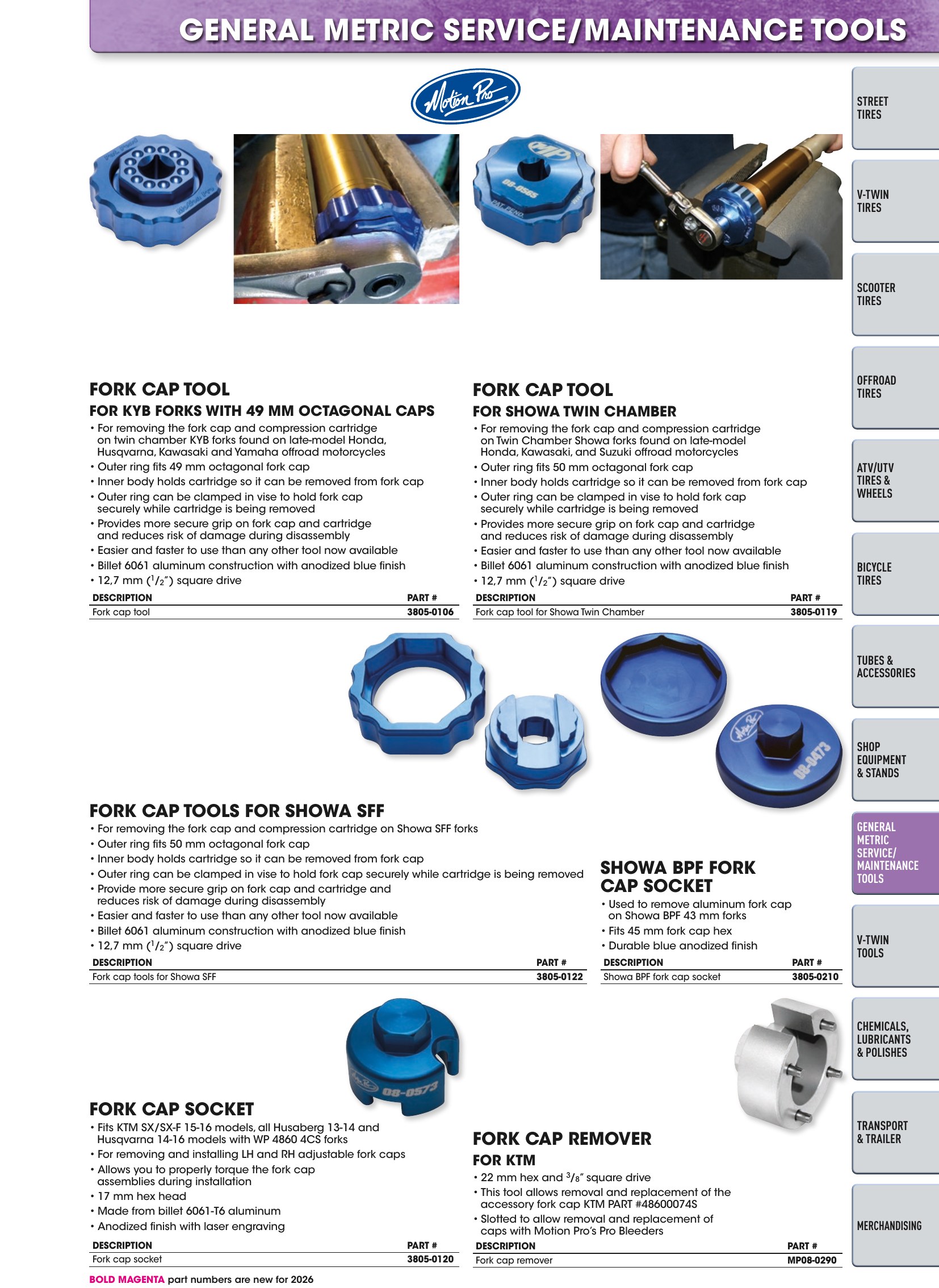 Tires, Tools & Chemicals, page 431