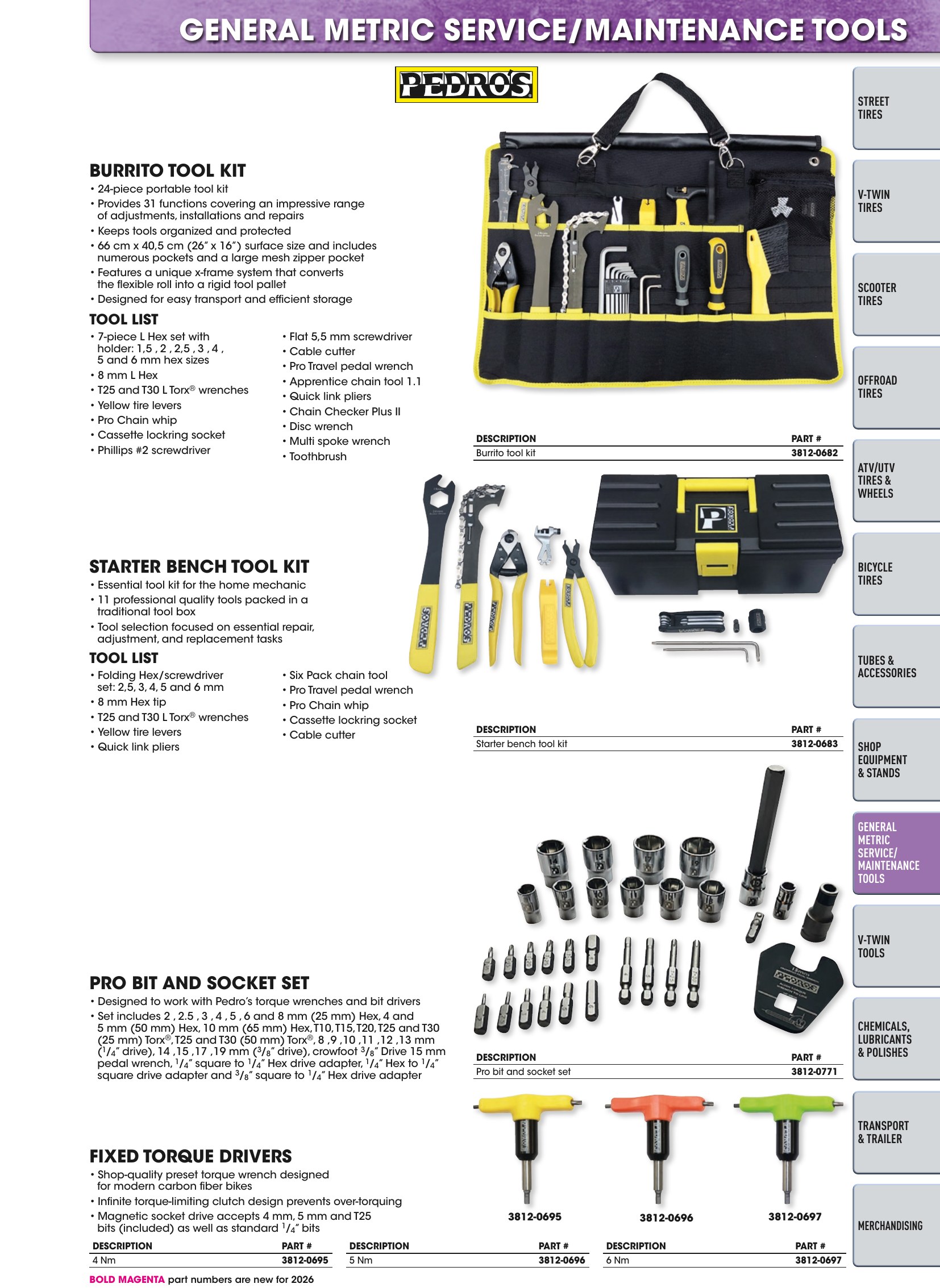 Tires, Tools & Chemicals, page 453