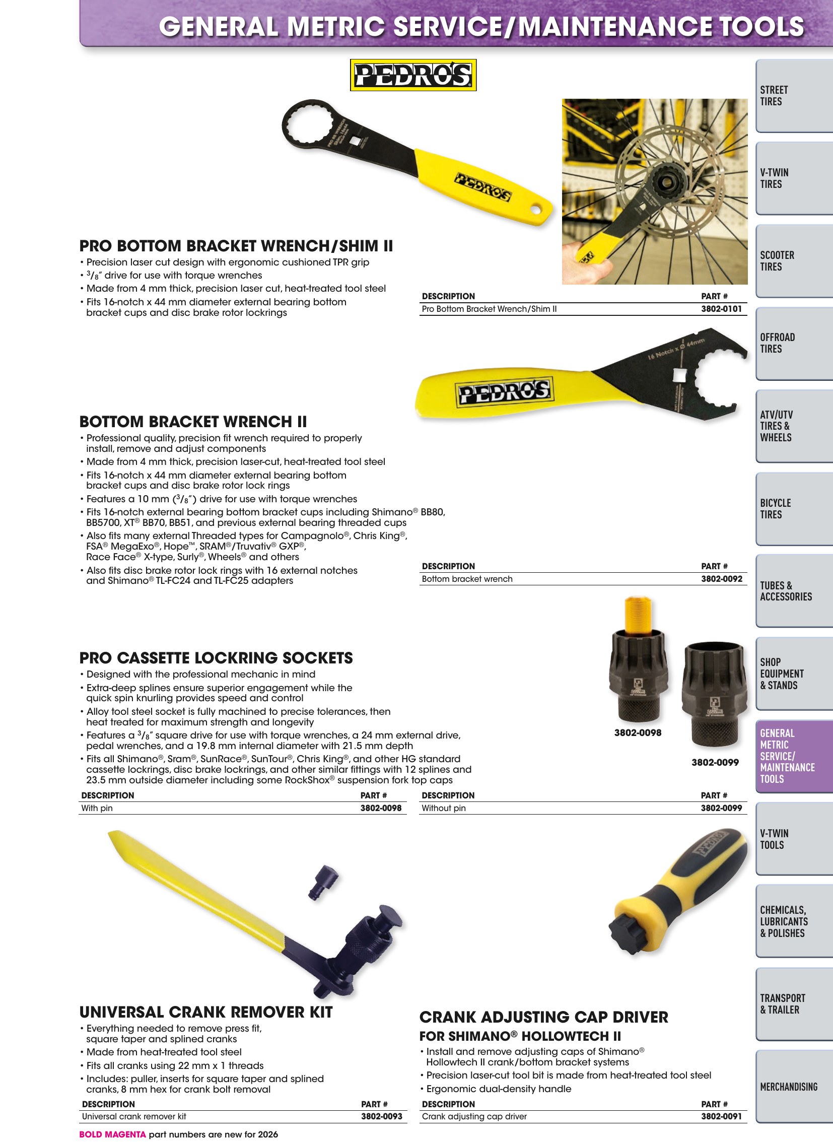 Tires, Tools & Chemicals, page 455