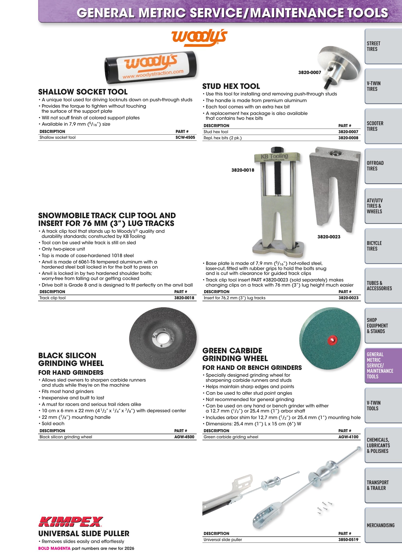 Tires, Tools & Chemicals, page 463