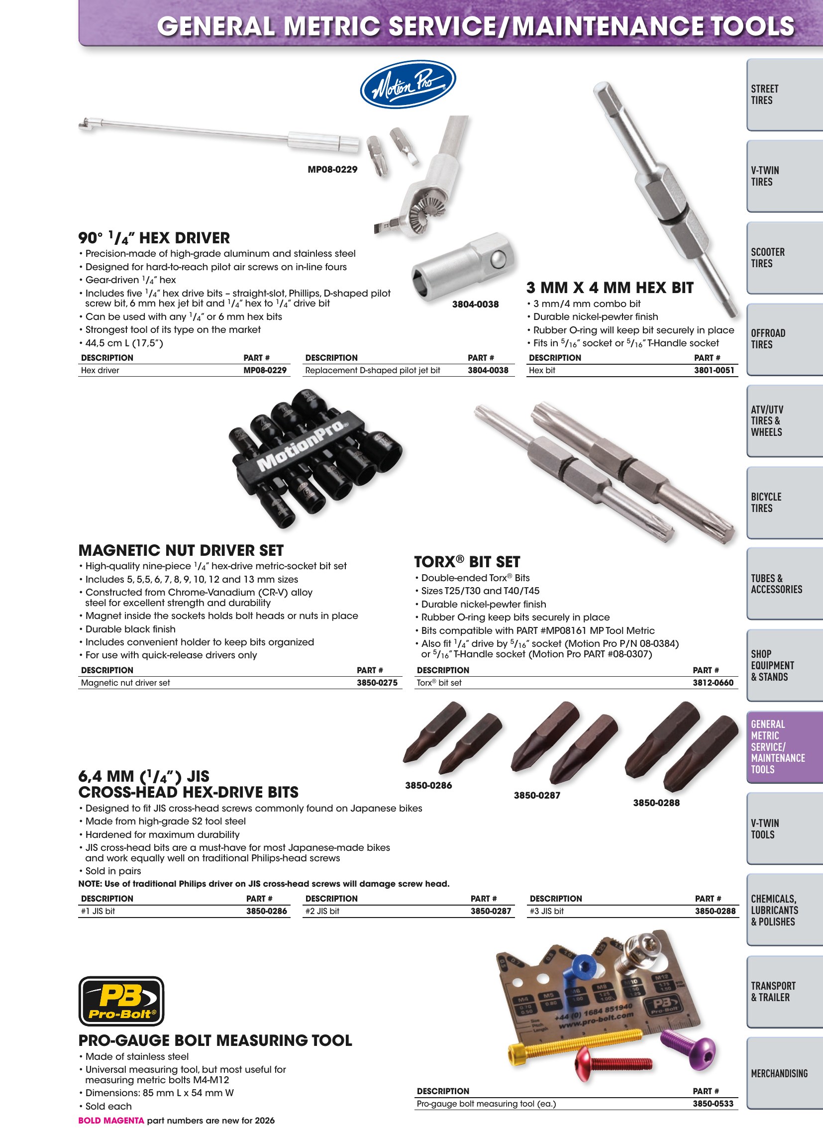 Tires, Tools & Chemicals, page 473