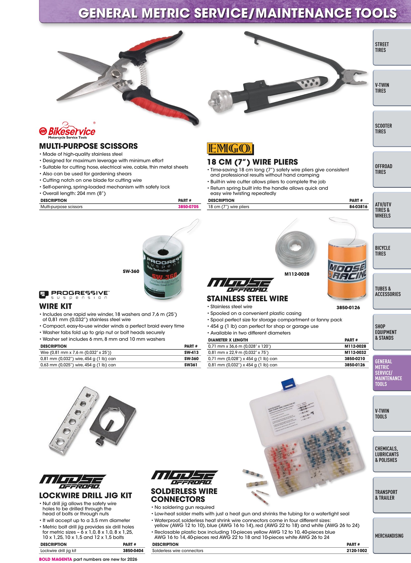 Tires, Tools & Chemicals, page 483