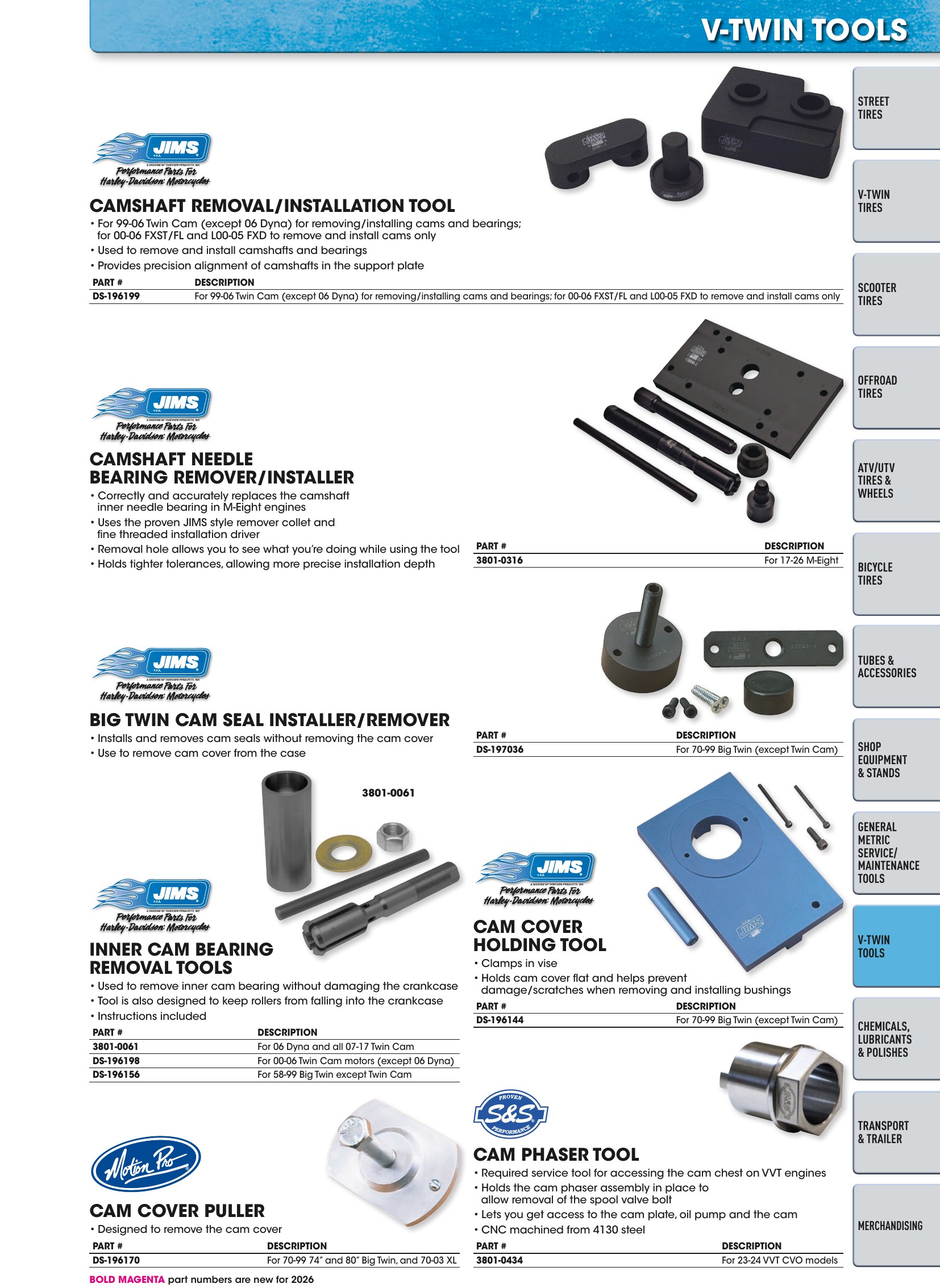 Tires, Tools & Chemicals, page 507