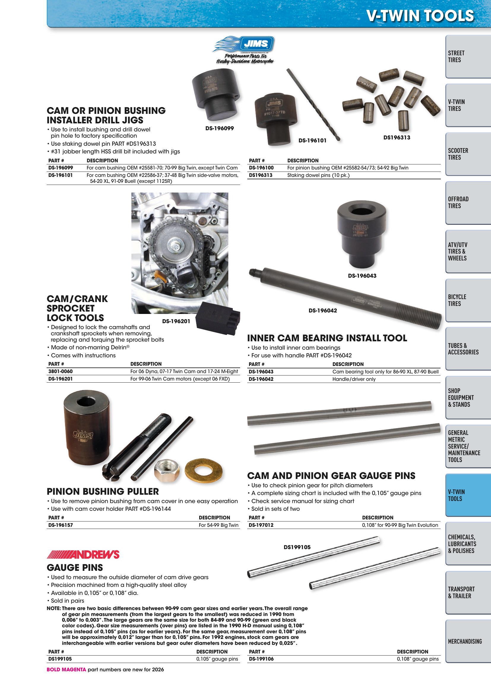 Tires, Tools & Chemicals, page 509