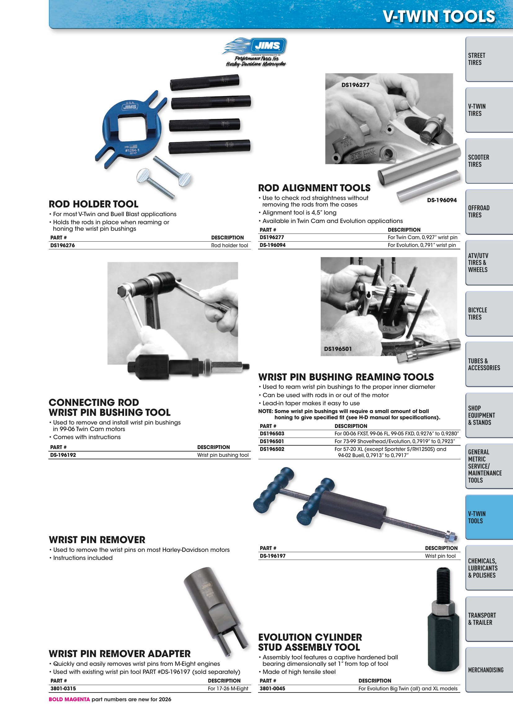 Tires, Tools & Chemicals, page 513