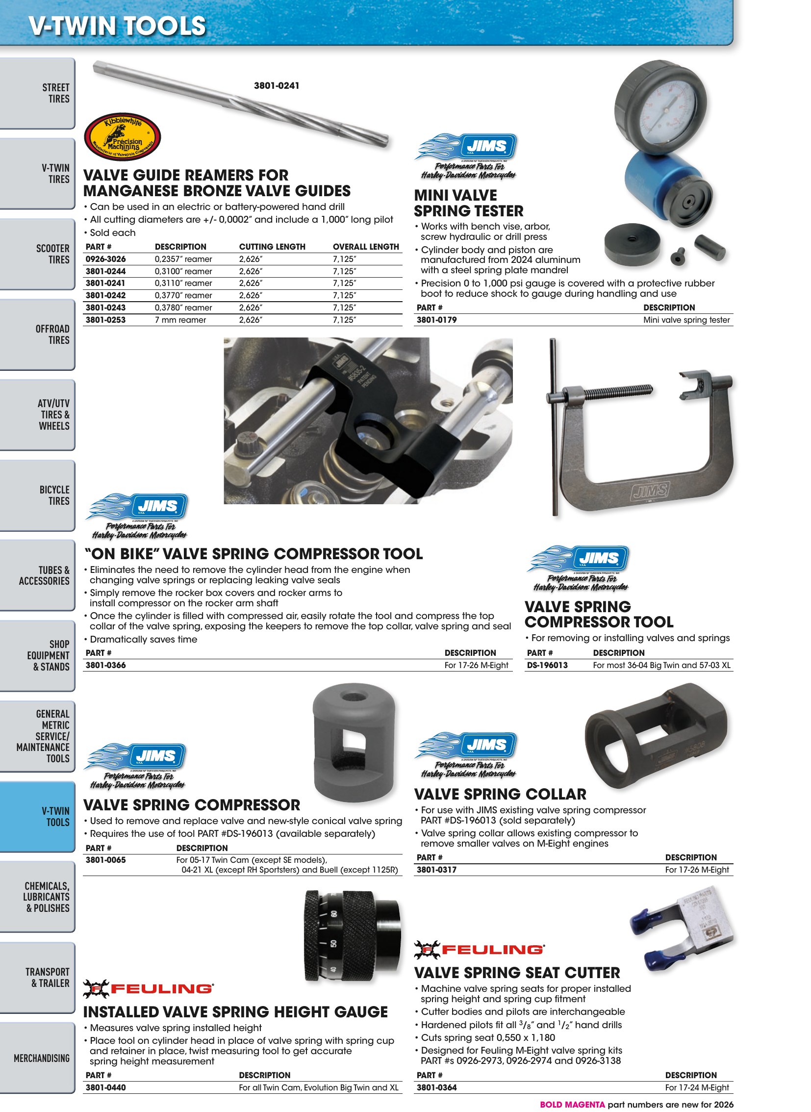 Tires, Tools & Chemicals, page 516
