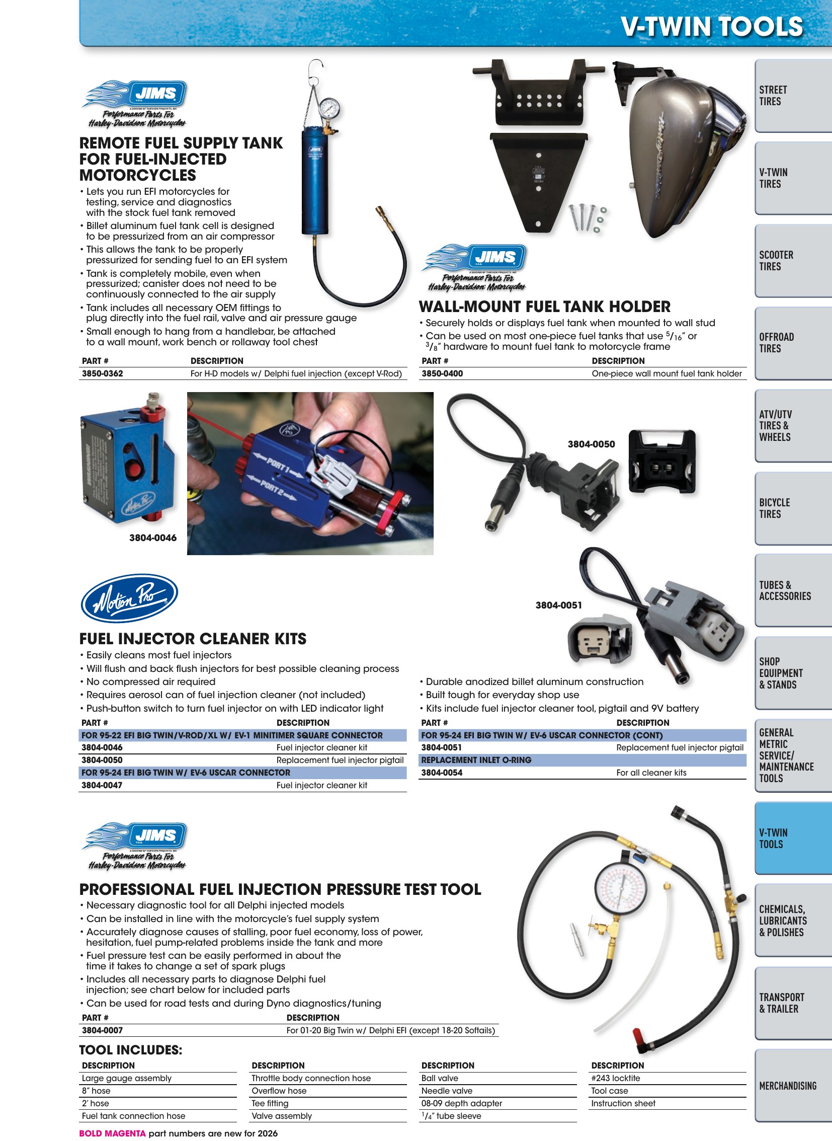 Tires, Tools & Chemicals, page 519