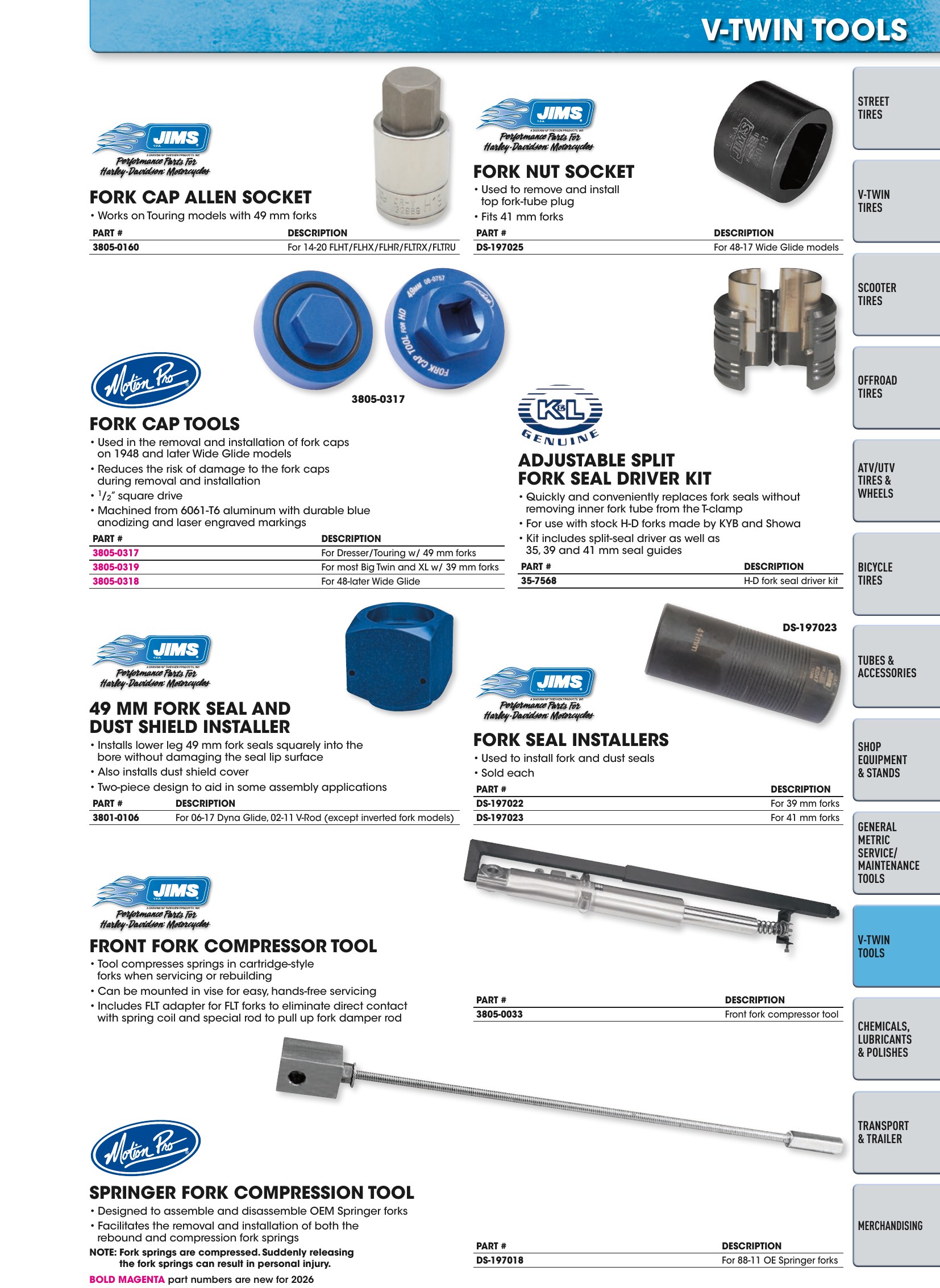 Tires, Tools & Chemicals, page 533