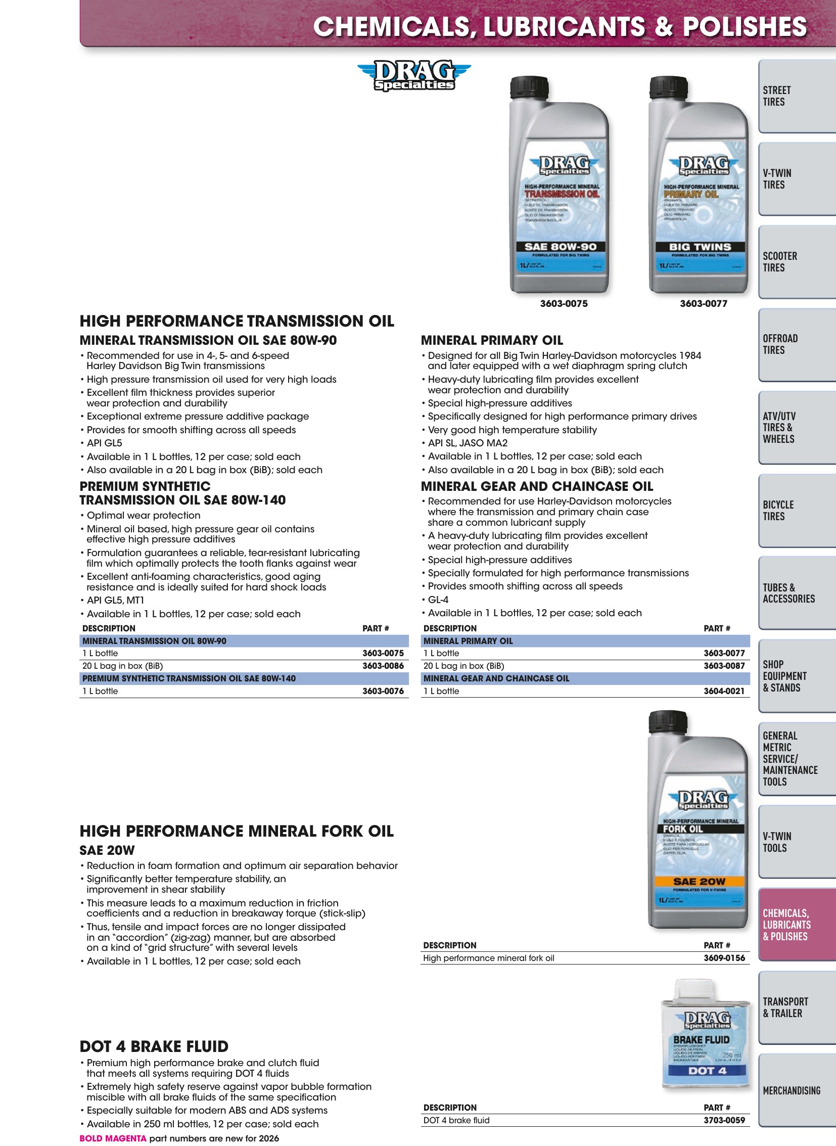 Tires, Tools & Chemicals, page 549