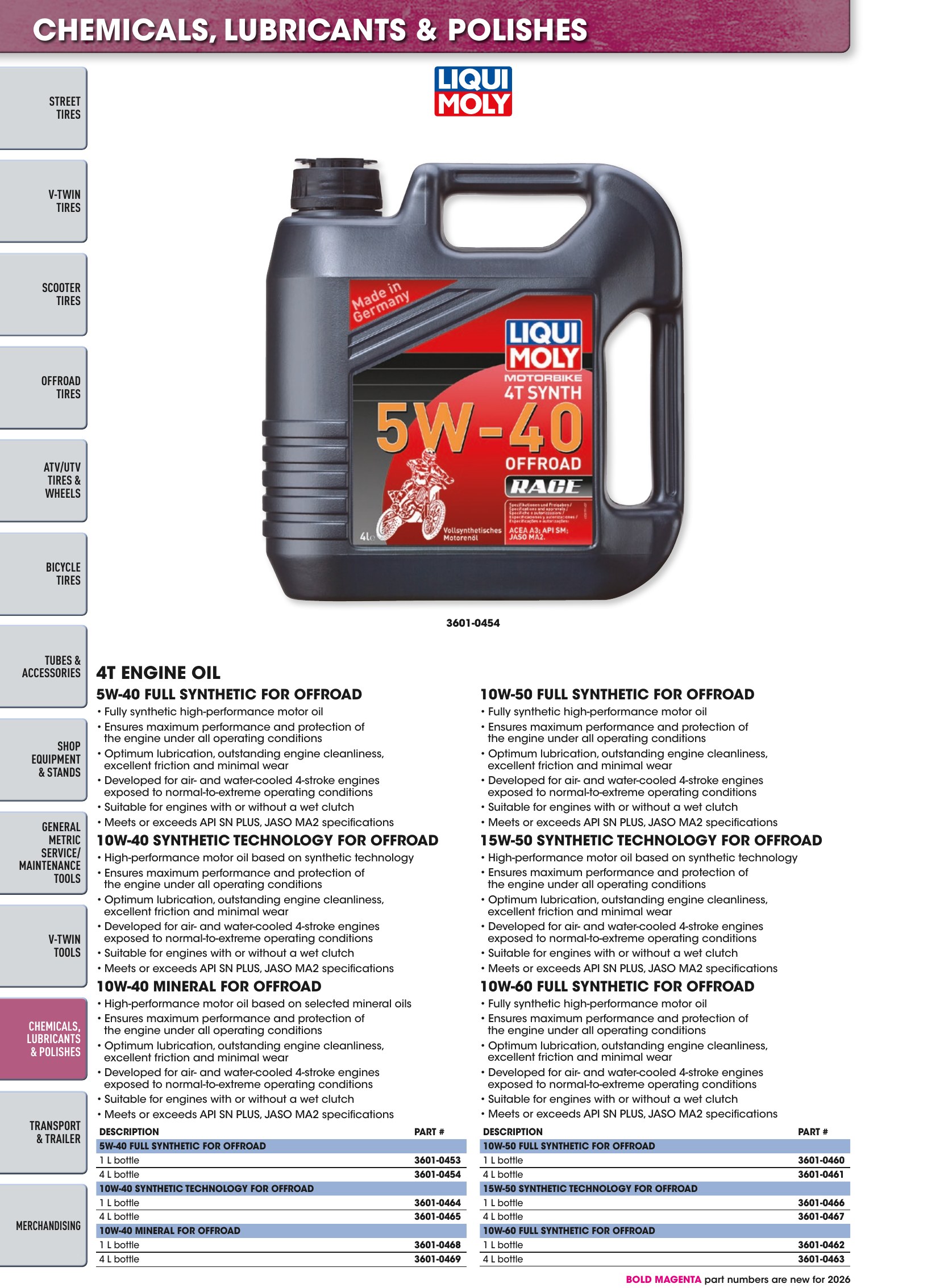 Tires, Tools & Chemicals, page 556