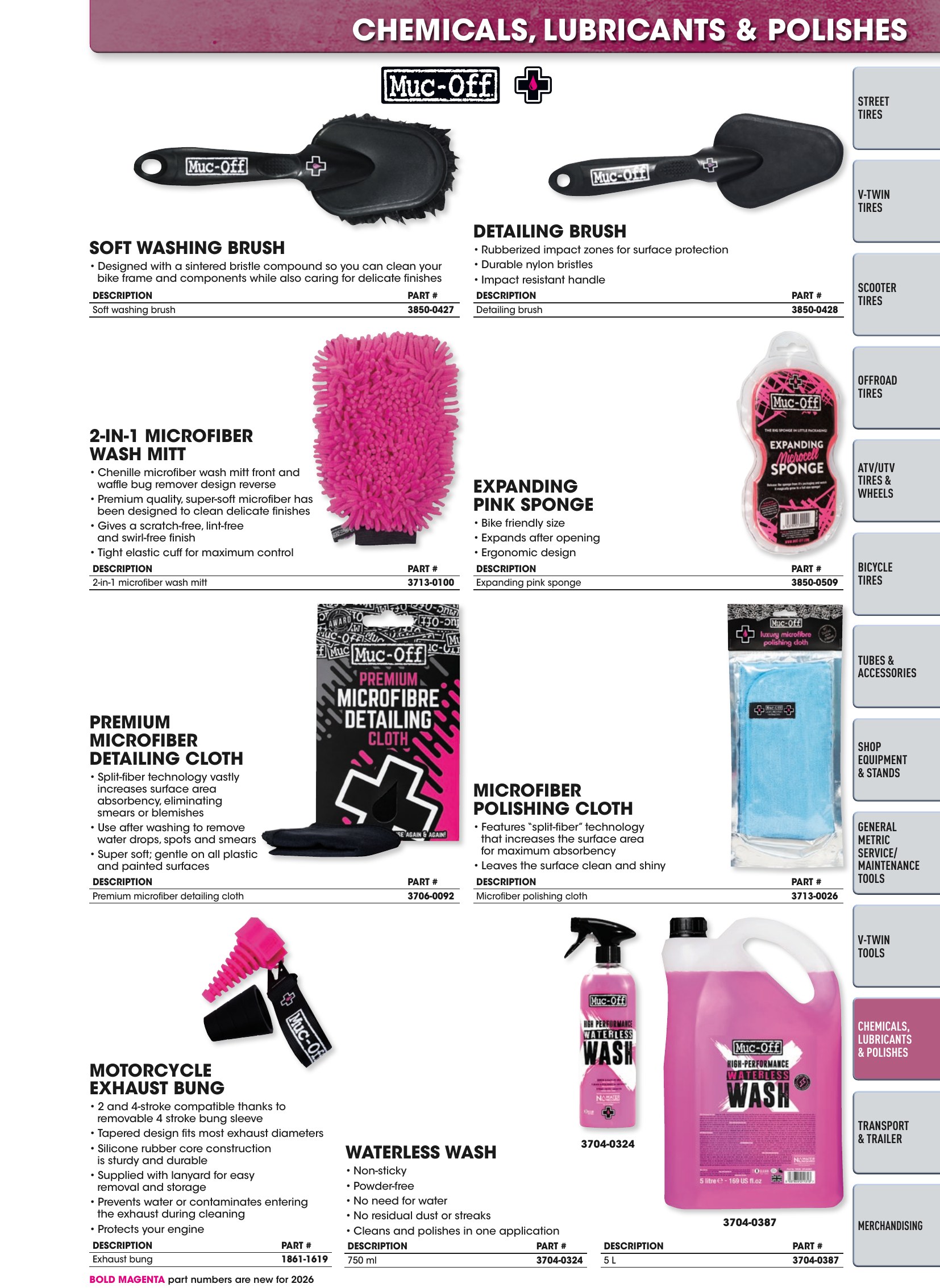Tires, Tools & Chemicals, page 567