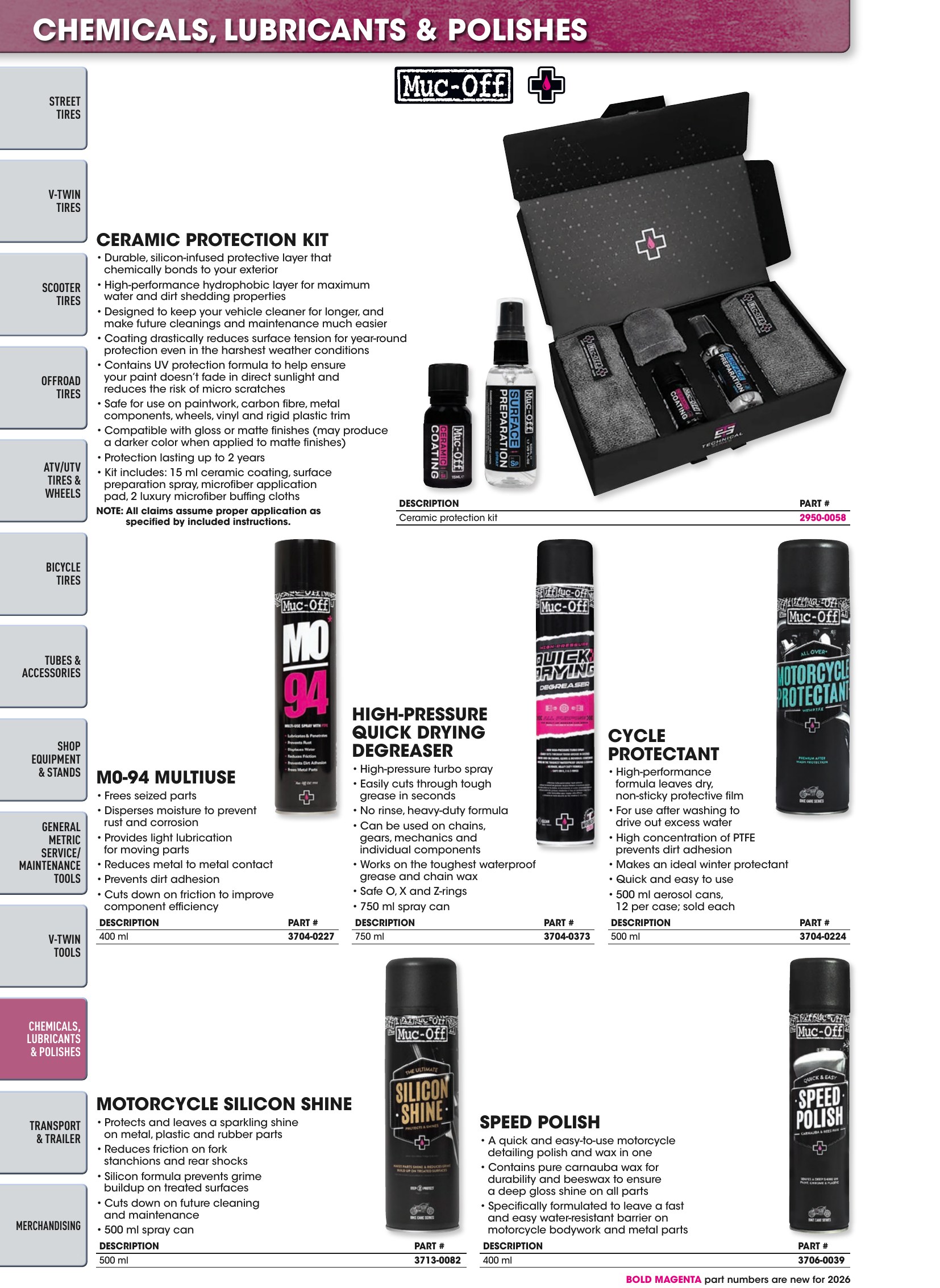 Tires, Tools & Chemicals, page 568