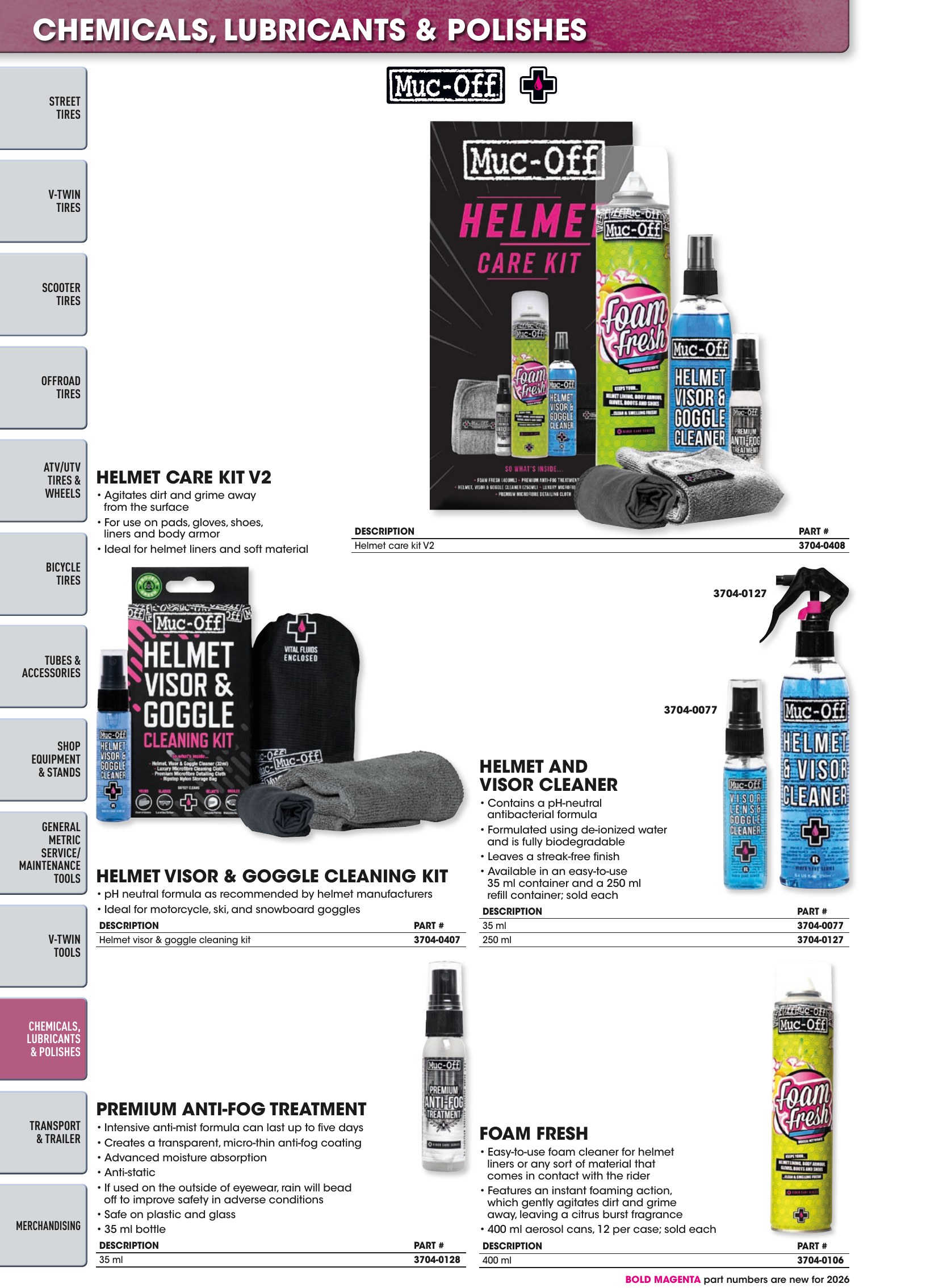 Tires, Tools & Chemicals, page 572