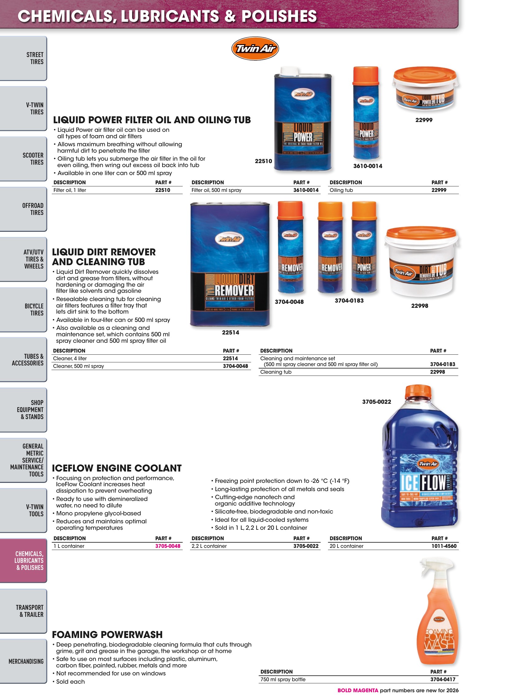 Tires, Tools & Chemicals, page 578