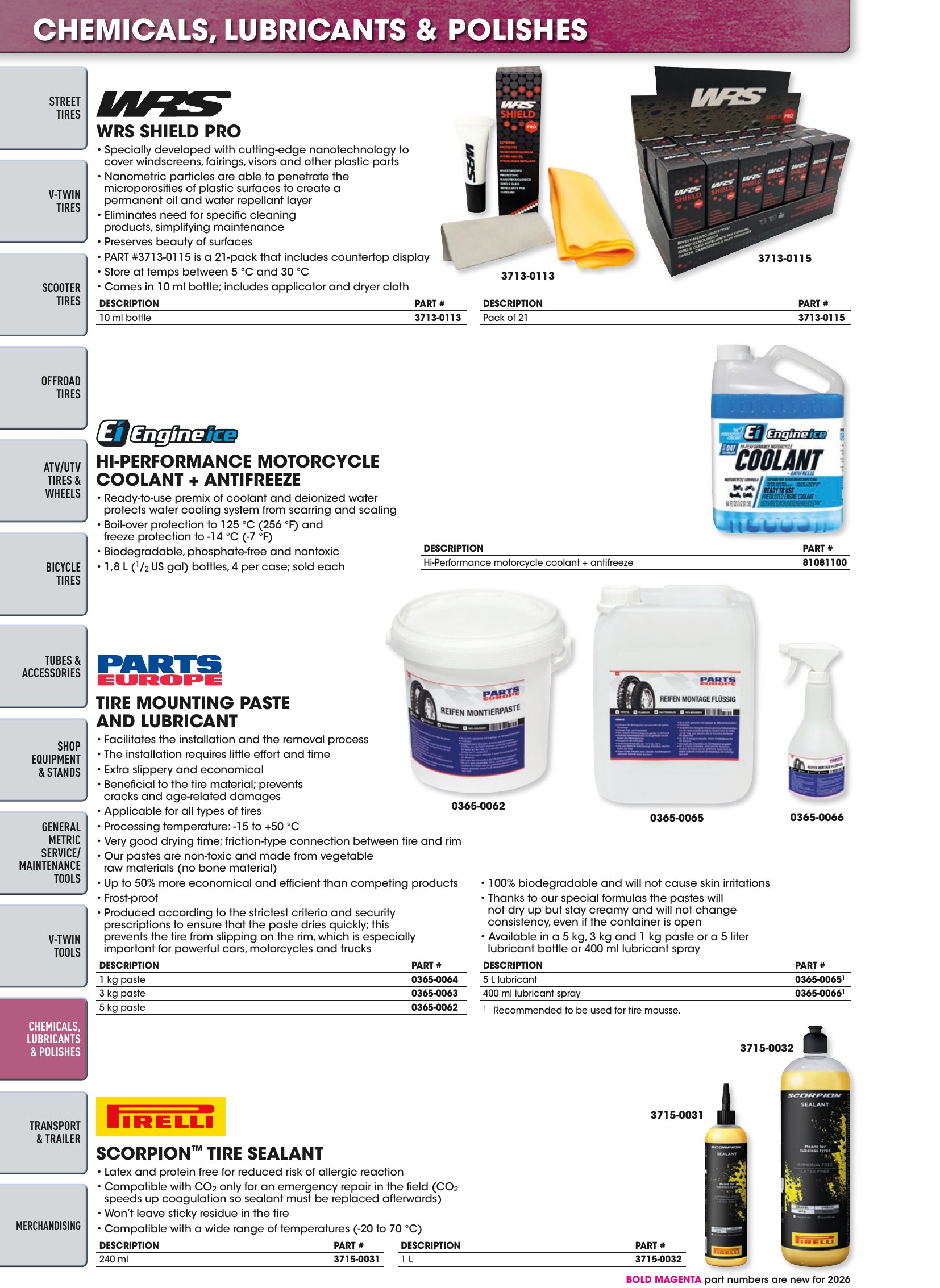 Tires, Tools & Chemicals, page 584