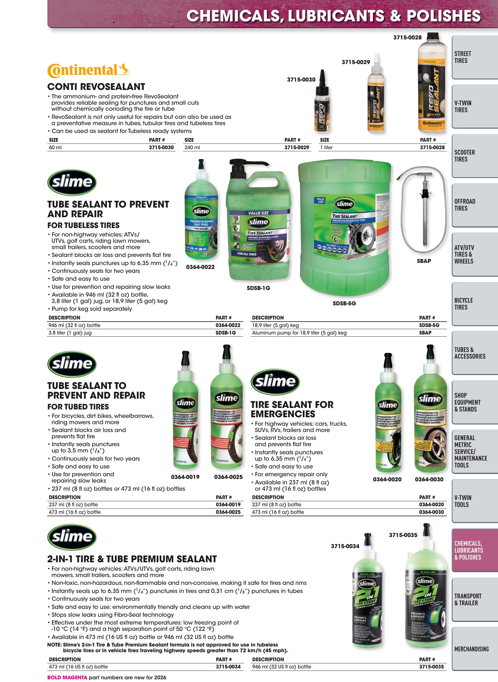 Tires, Tools & Chemicals, страница 585