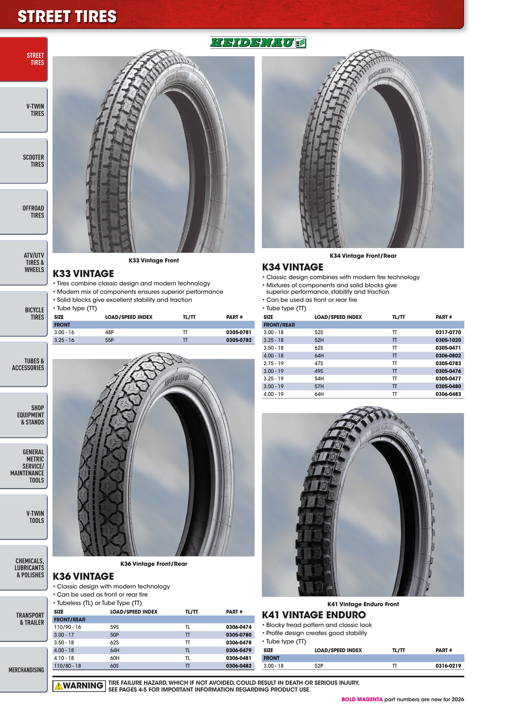 Tires, Tools & Chemicals, page 90