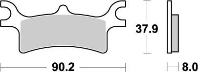 Racing Brake Pads ATV