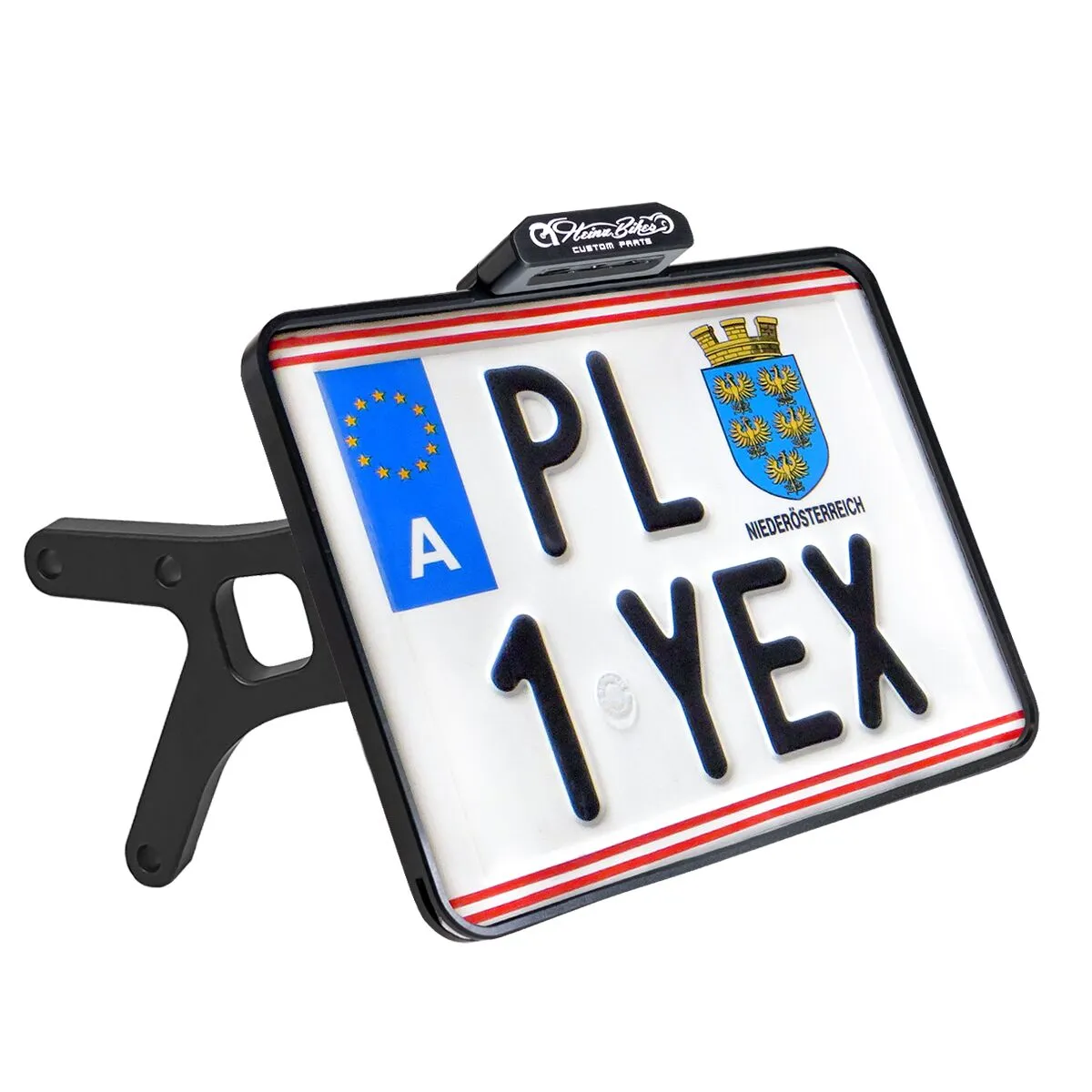 License Plate Side Mounts - with 3/4" Axle