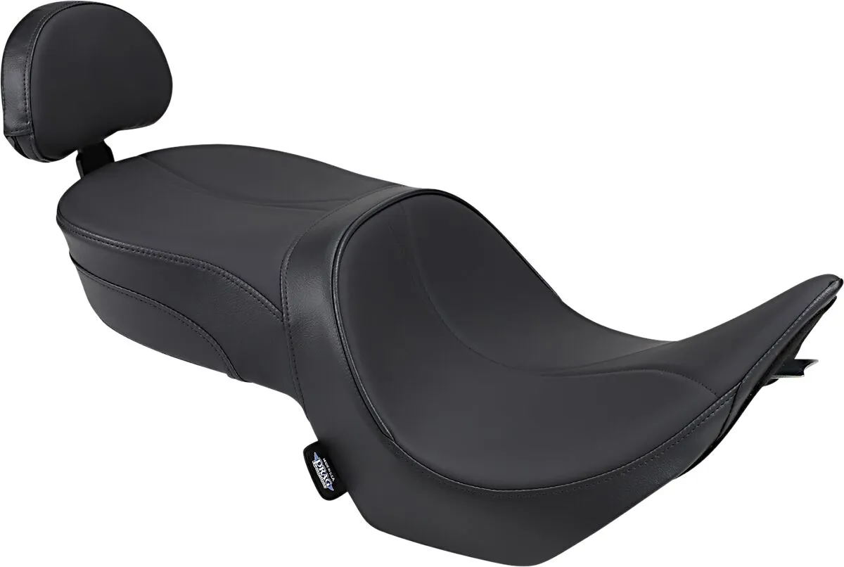 Low-Profile Touring Seat With Passenger Backrest