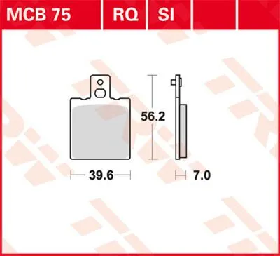 RQ Series Органични спортни спирачни накладки